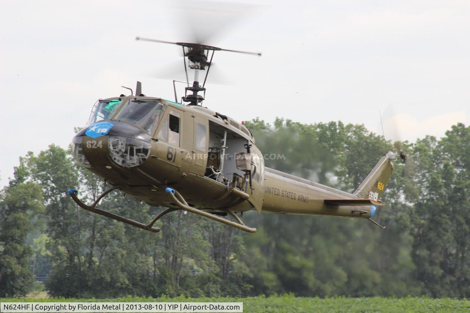 N624HF, 1966 Bell UH-1D Iroquois C/N 8819, UH-1H