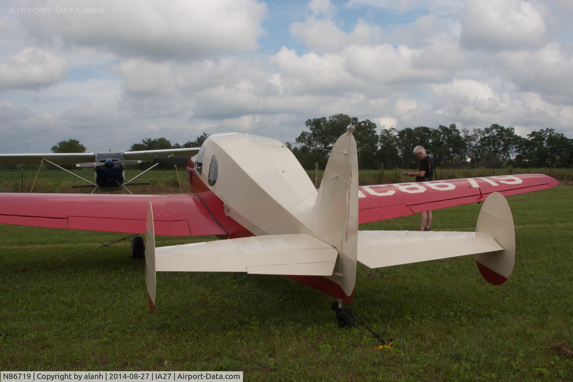 N86719, 1946 Bellanca 14-13 Cruisair Senior C/N 1080, At Antique Airfield, Blakesburg
