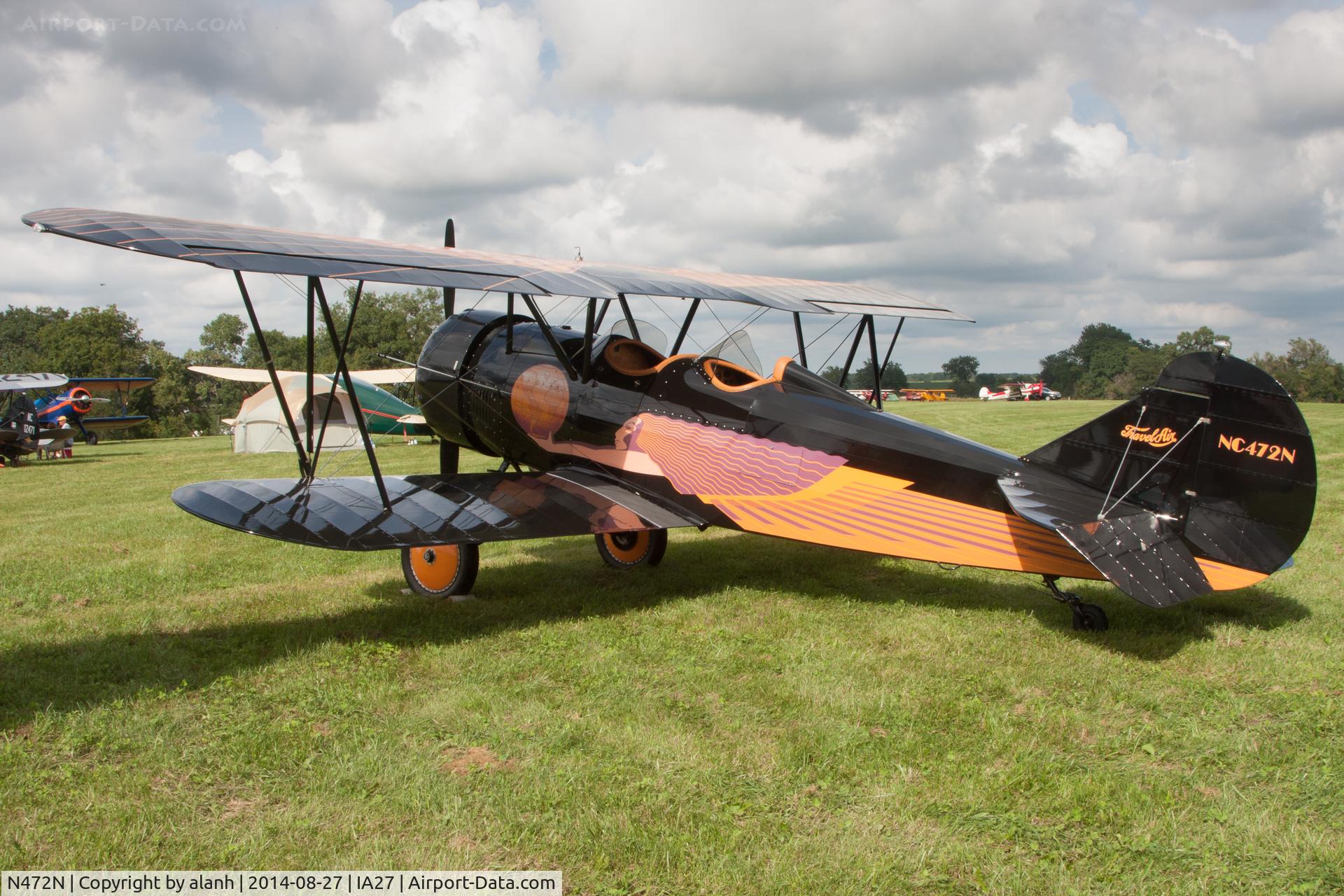 N472N, 1929 Travel Air D-4-D C/N 1362, At Antique Airfield, Blakesburg