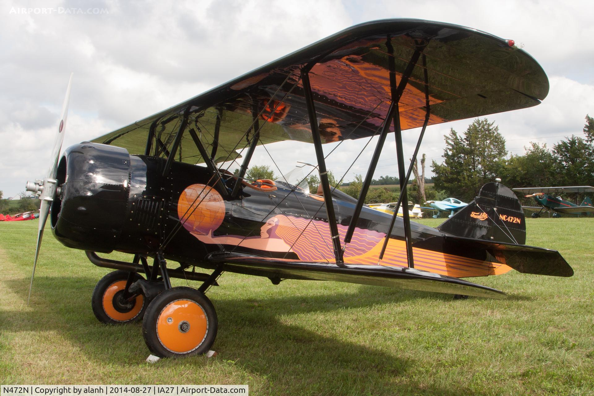 N472N, 1929 Travel Air D-4-D C/N 1362, At Antique Airfield, Blakesburg