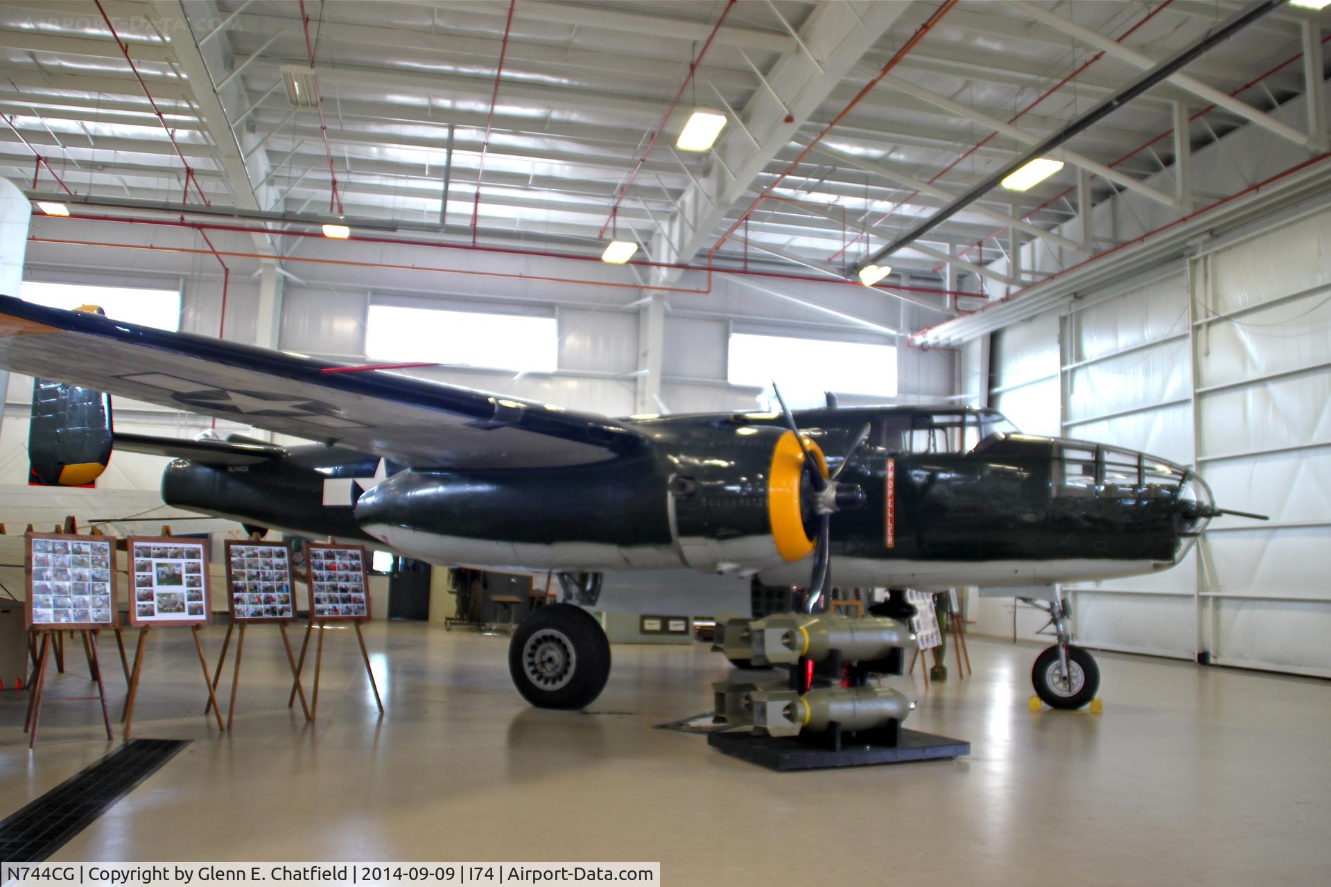 N744CG, 1944 North American B-25N Mitchell C/N 108-32141, At the Champaign Aviation Museum