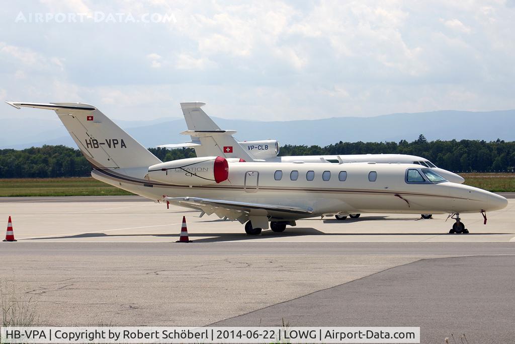 HB-VPA, 2012 Cessna 525C CitationJet Cj4 CitationJet CJ4 C/N 525C-0116, HB-VPA @ LOWG