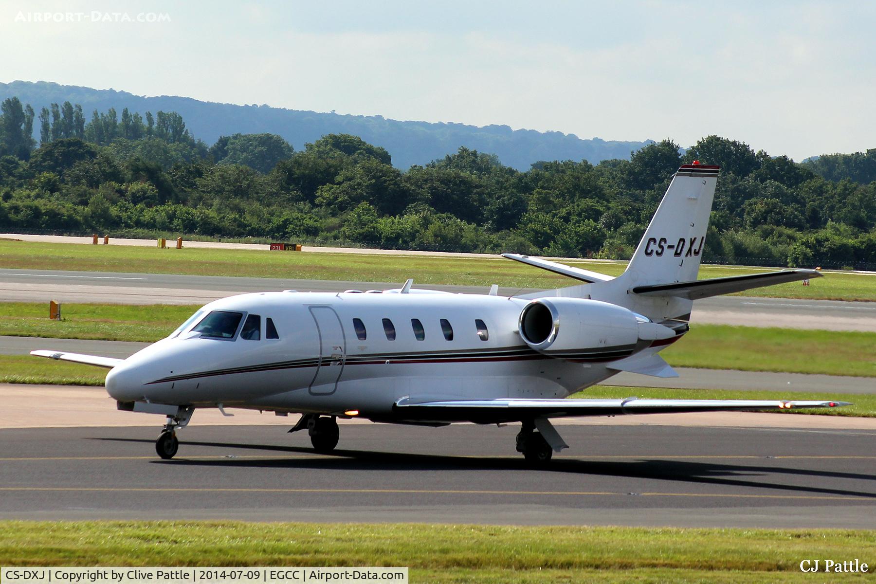 CS-DXJ, 2006 Cessna 560XL Citation Excel C/N 560-5627, Arrival at EGCC