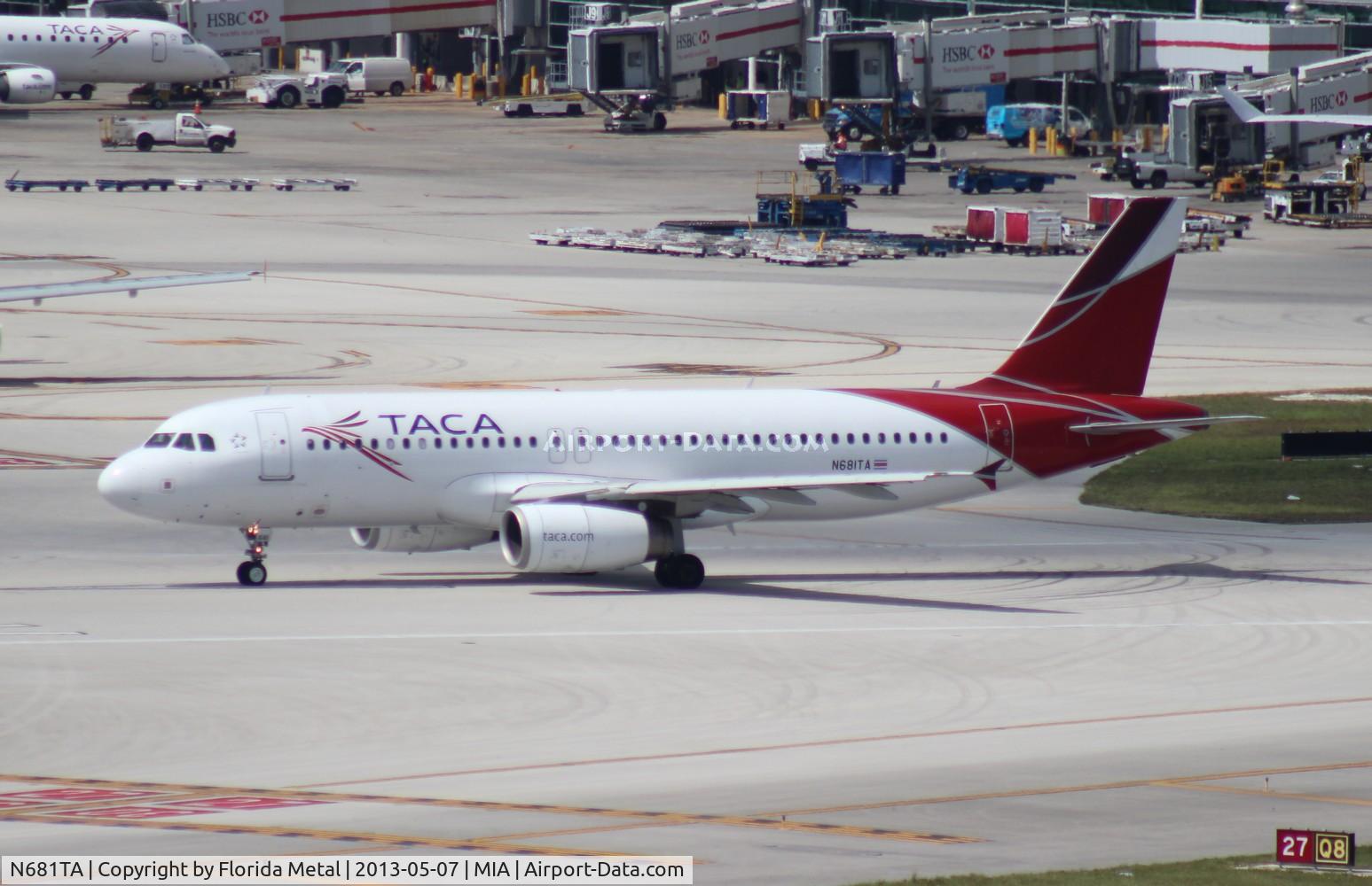 N681TA, 2008 Airbus A320-233 C/N 3577, Taca A320