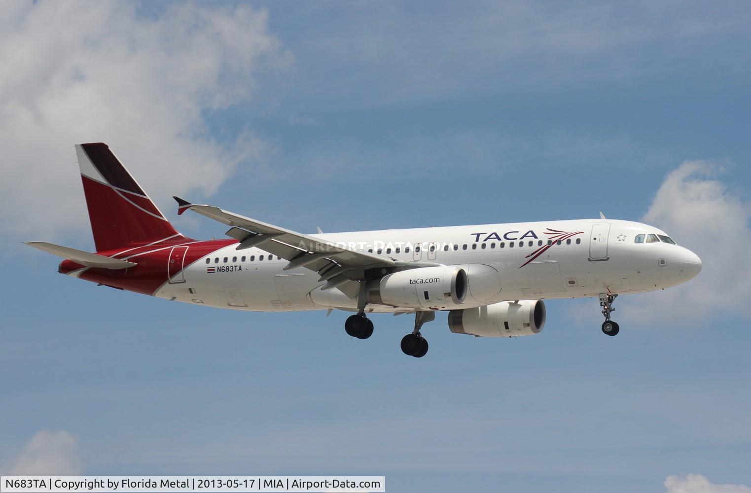 N683TA, 2011 Airbus A320-233 C/N 4906, Taca A320