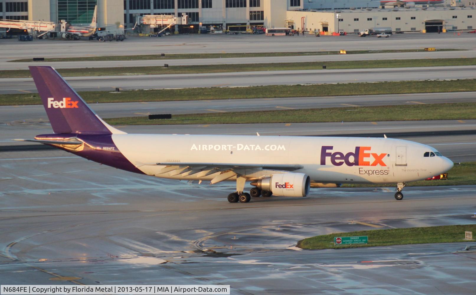 N684FE, 1999 Airbus A300F4-605R C/N 0802, Fed Ex A300
