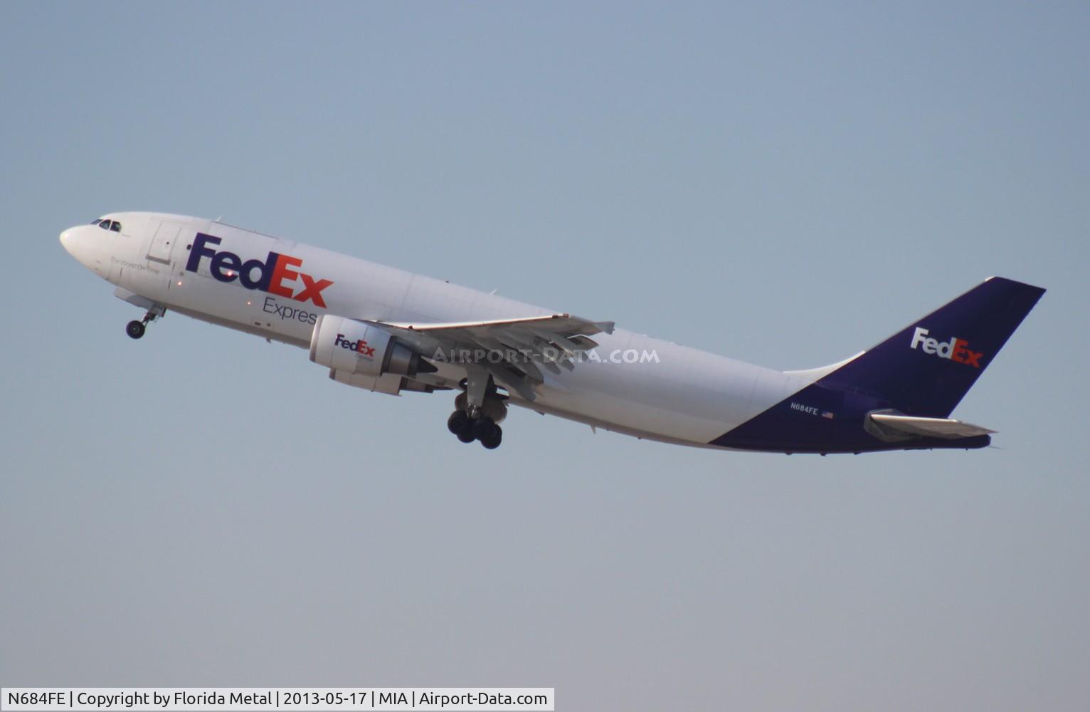 N684FE, 1999 Airbus A300F4-605R C/N 0802, Fed Ex A300