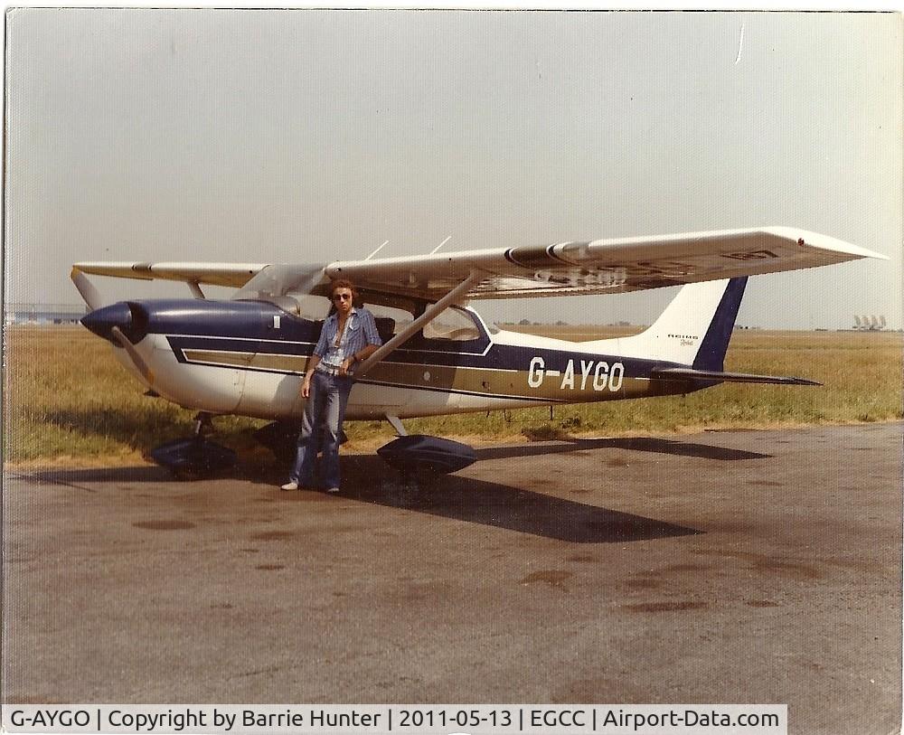 G-AYGO, 1970 Reims FR172G Reims Rocket C/N 0146, I was the photographer in G-AYGO on the day , the pilot Robert Jolley, photograph taken by myself, we were both un-injured thanks to him.