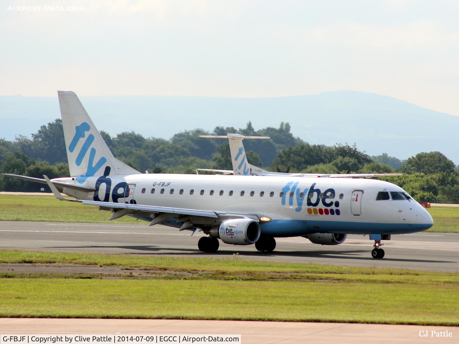 G-FBJF, 2012 Embraer 175STD (ERJ-170-200) C/N 17000341, In action at Manchester