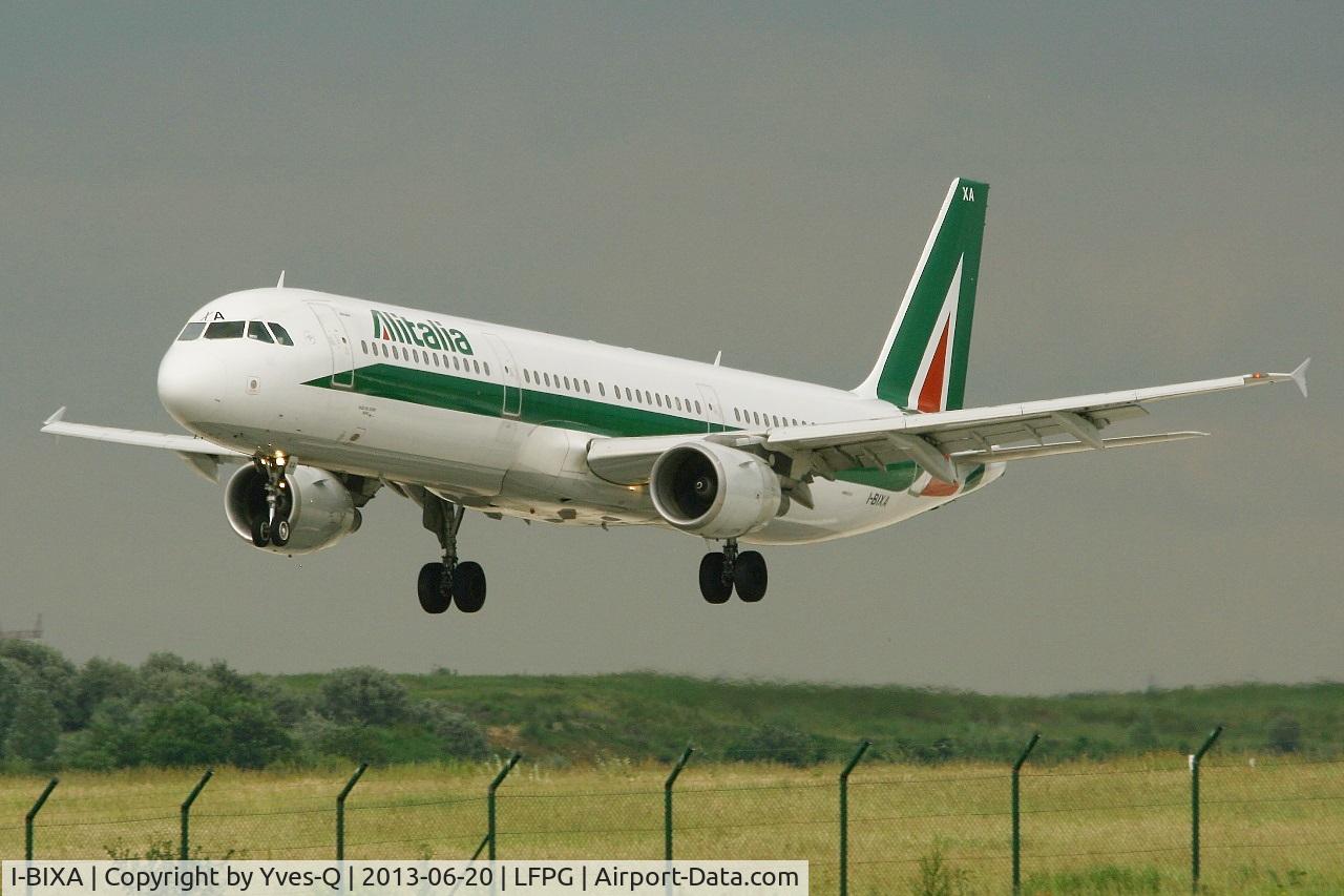 I-BIXA, 1994 Airbus A321-112 C/N 477, Airbus A321-112, On final Rwy 26L, Roissy Charles De Gaulle Airport (LFPG-CDG)