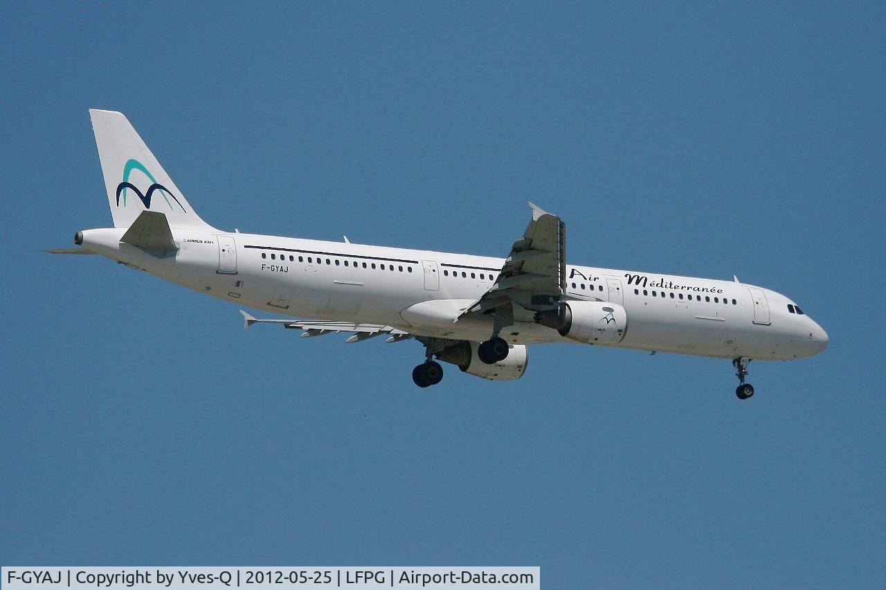 F-GYAJ, 2006 Airbus A321-211 C/N 2707, Airbus A321-211, Short approach Rwy 08R, Roissy Charles De Gaulle Airport (LFPG-CDG)