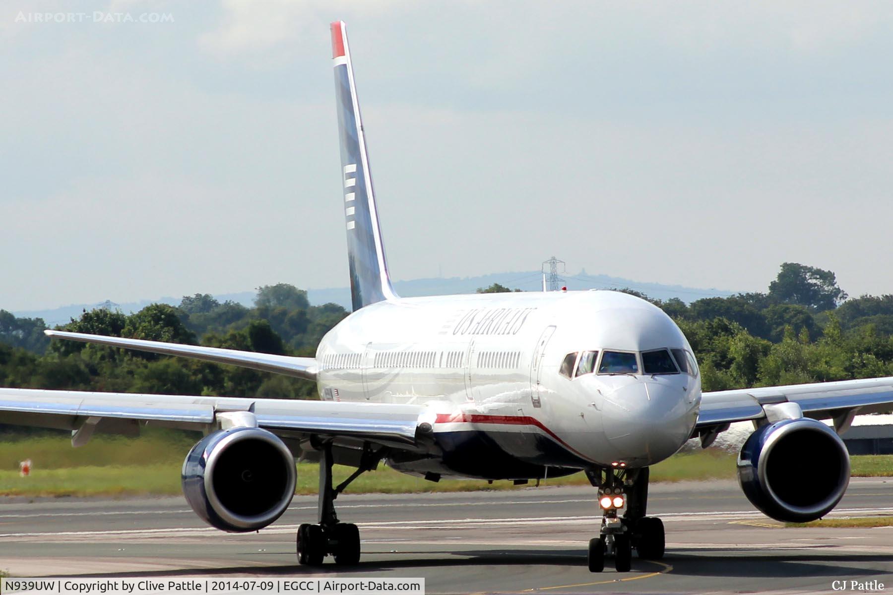 N939UW, 1994 Boeing 757-2B7 C/N 27303, Manchester taxi to gate