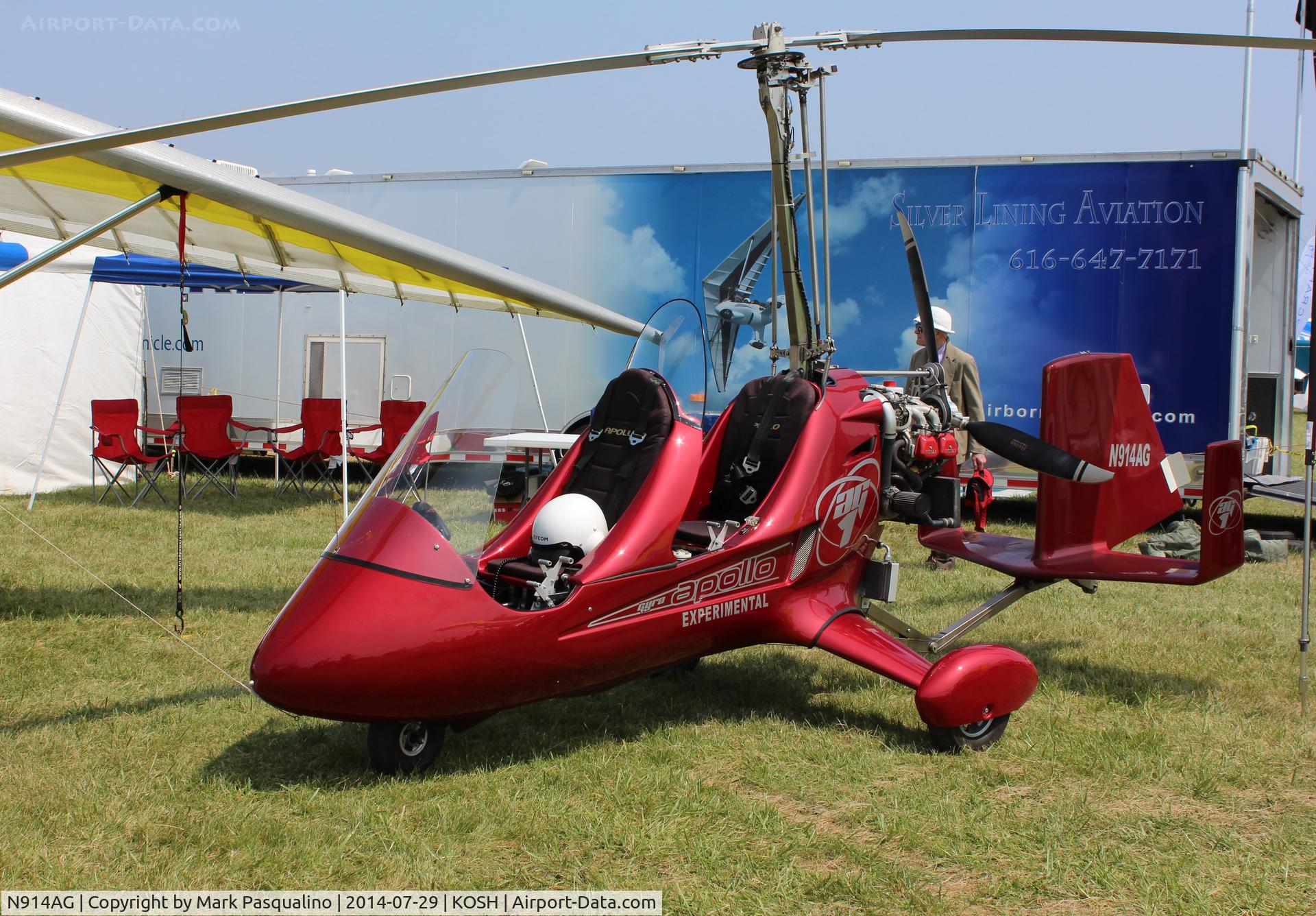 N914AG, 2014 Apollo Gyro AG1 C/N USA220713, Apollo AG1