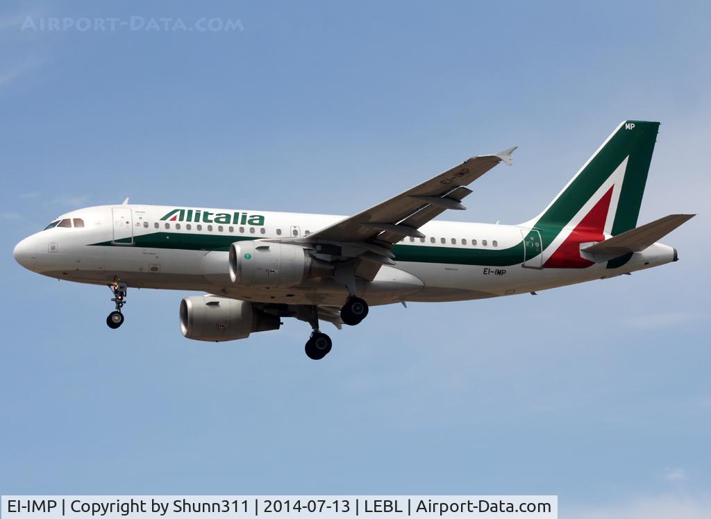 EI-IMP, 2011 Airbus A319-111 C/N 4859, Landing rwy 25R