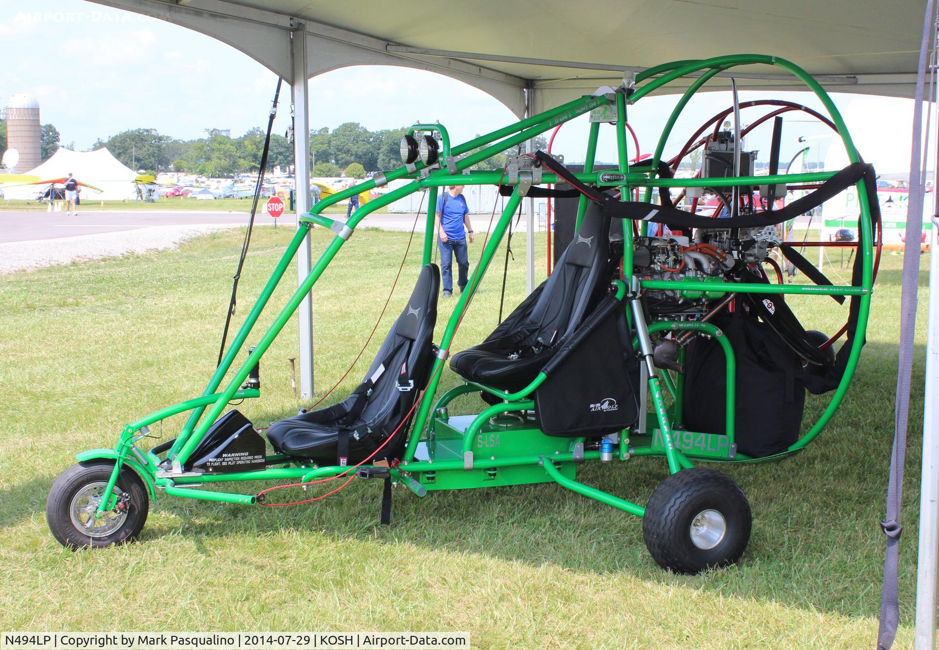 N494LP, 2013 Powerchute Airwolf 912ULS C/N A192ULS, Airwolf 912ULS