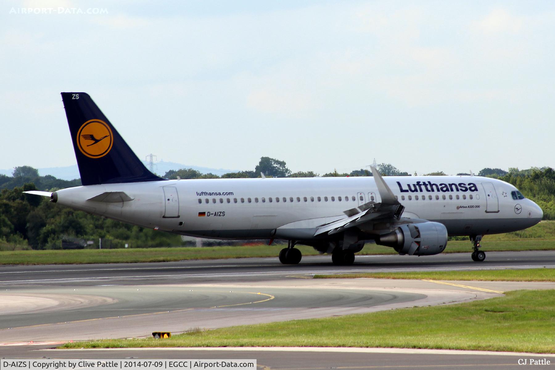D-AIZS, 2013 Airbus A320-214 C/N 5557, Taxi for departure