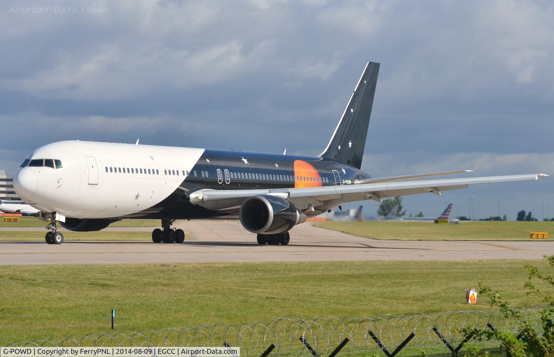 G-POWD, 2003 Boeing 767-36N/ER C/N 30847, Titan B763 lining-up.
