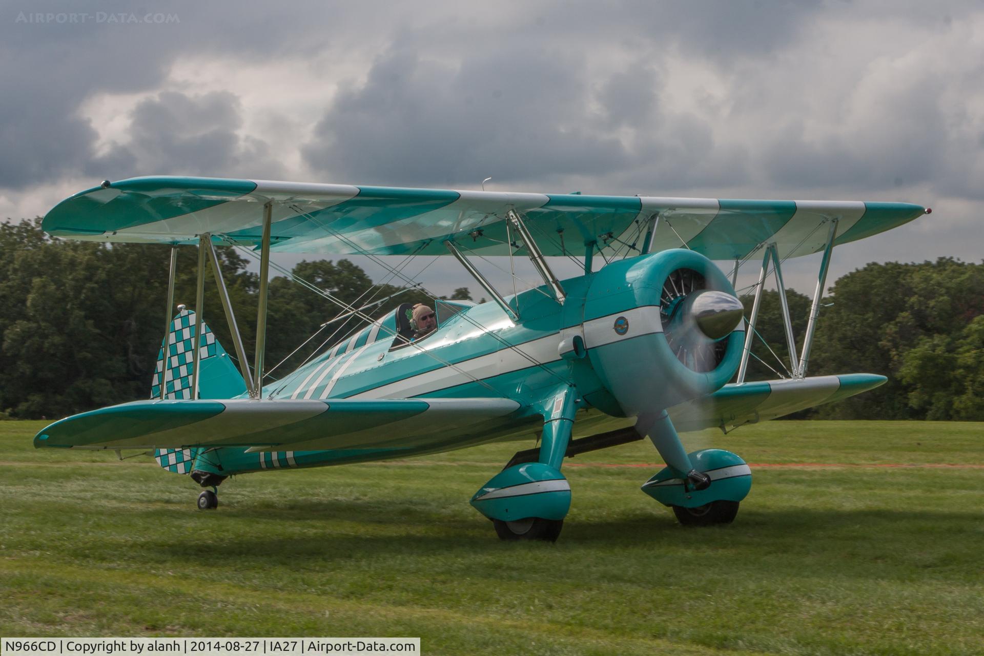 N966CD, 1942 Boeing A75N1(PT17) C/N 75-3388, At Antique Airfield, Blakesburg