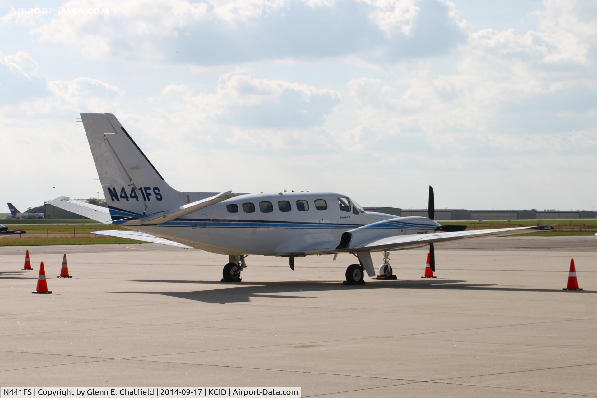 N441FS, 1983 Cessna 441 C/N 441-0318, On the Landmark Ramp