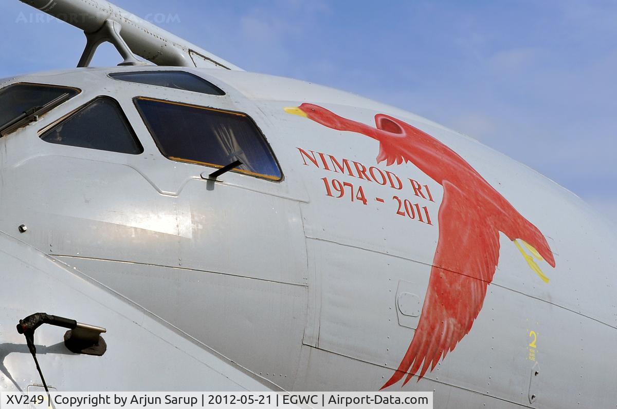 XV249, Hawker Siddeley Nimrod R.1 C/N 8024, On display at RAF Museum Cosford.