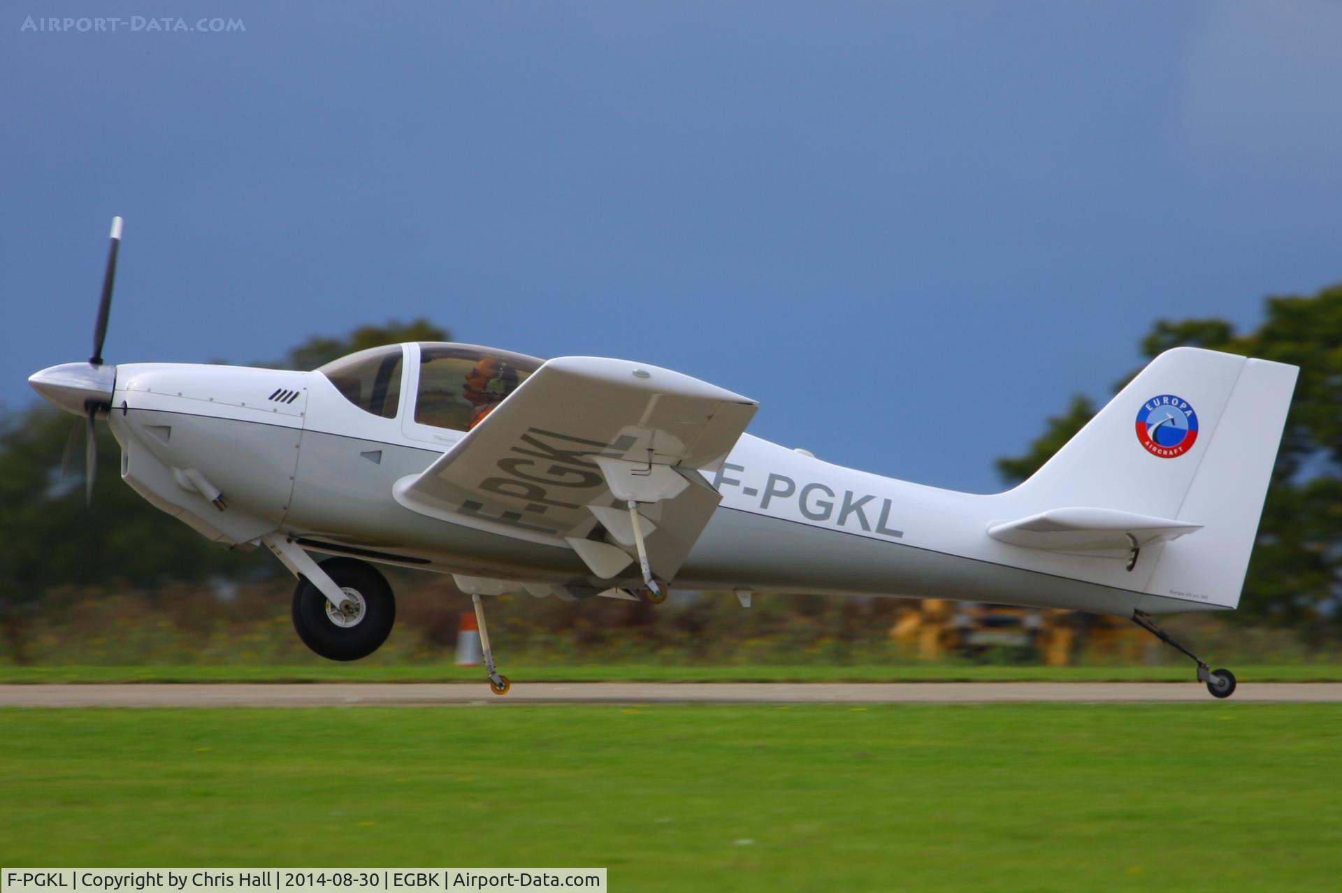 F-PGKL, Europa XS Monowheel C/N 395, at the LAA Rally 2014, Sywell