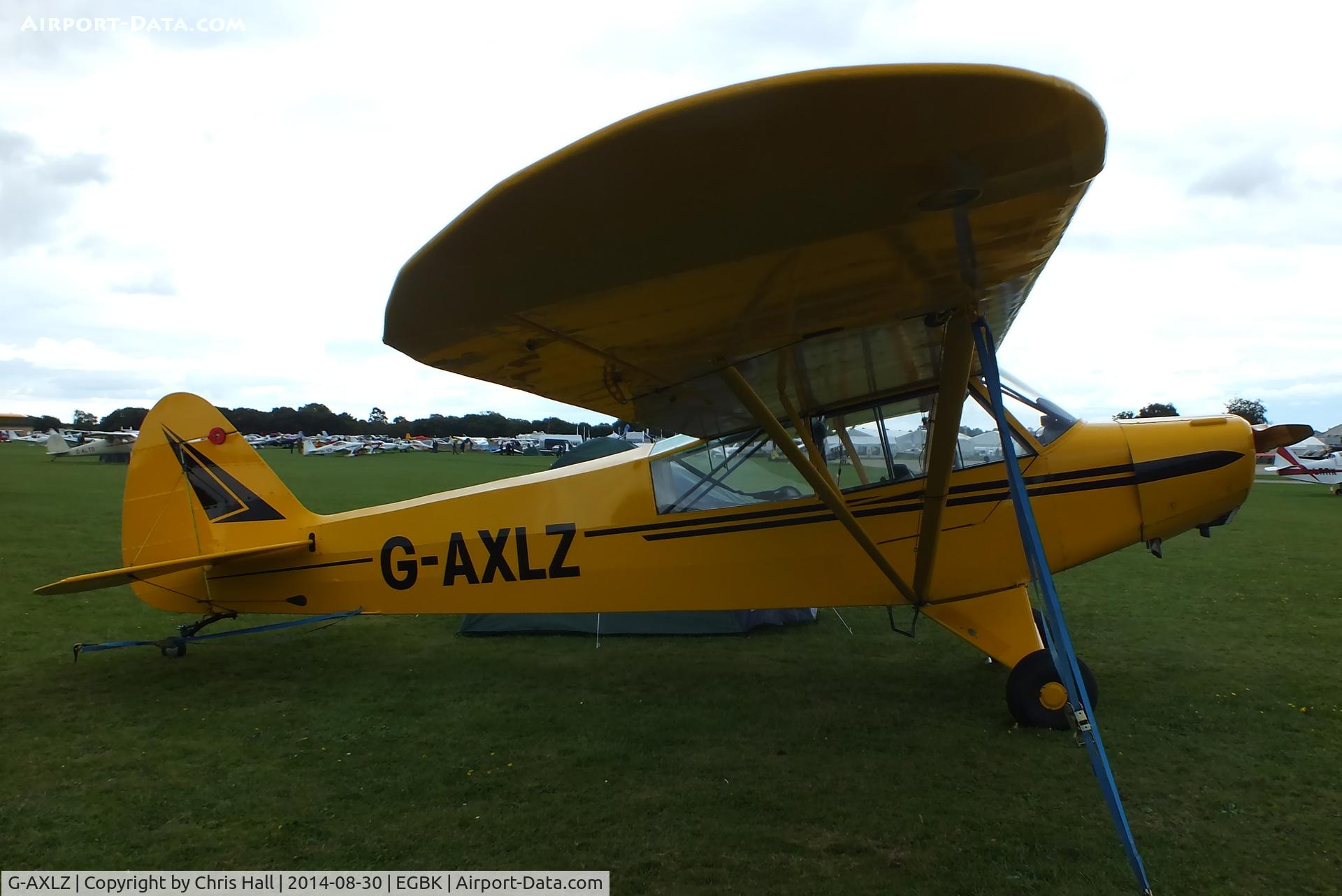 G-AXLZ, 1952 Piper L-18C Super Cub C/N 18-2052, at the LAA Rally 2014, Sywell