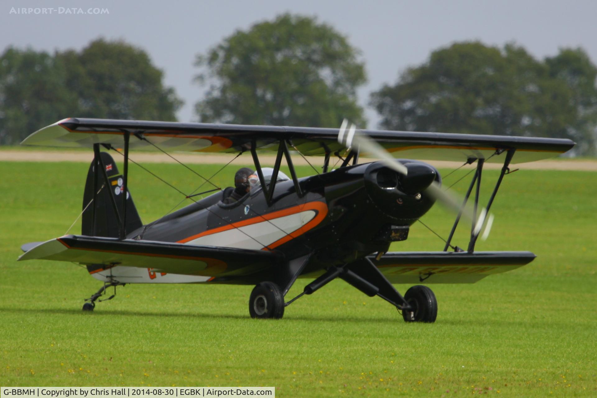 G-BBMH, 1982 EAA Biplane Model P-1 C/N PFA 1348, at the LAA Rally 2014, Sywell