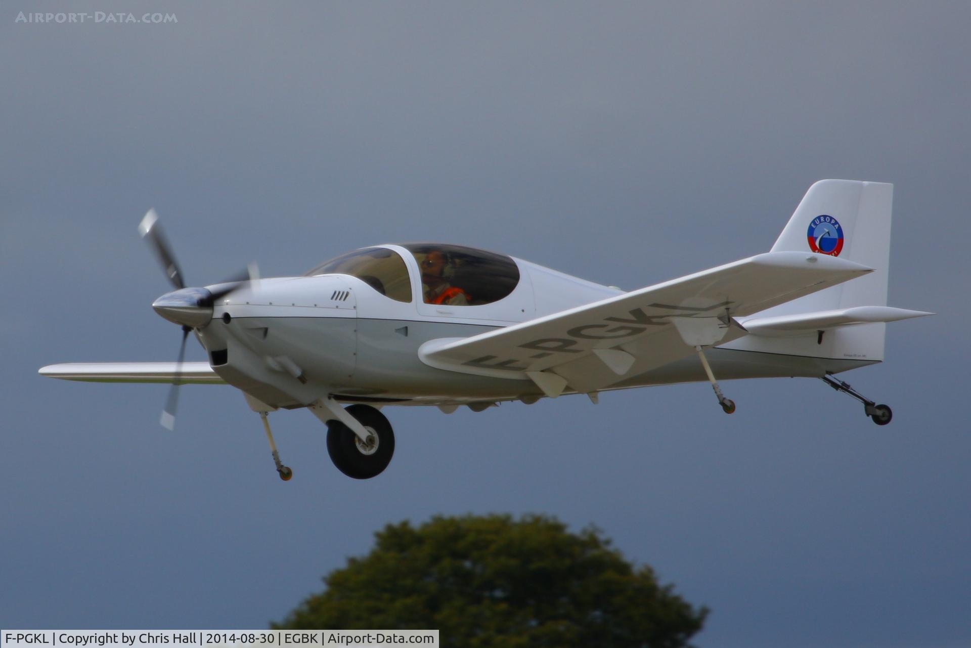 F-PGKL, Europa XS Monowheel C/N 395, at the LAA Rally 2014, Sywell