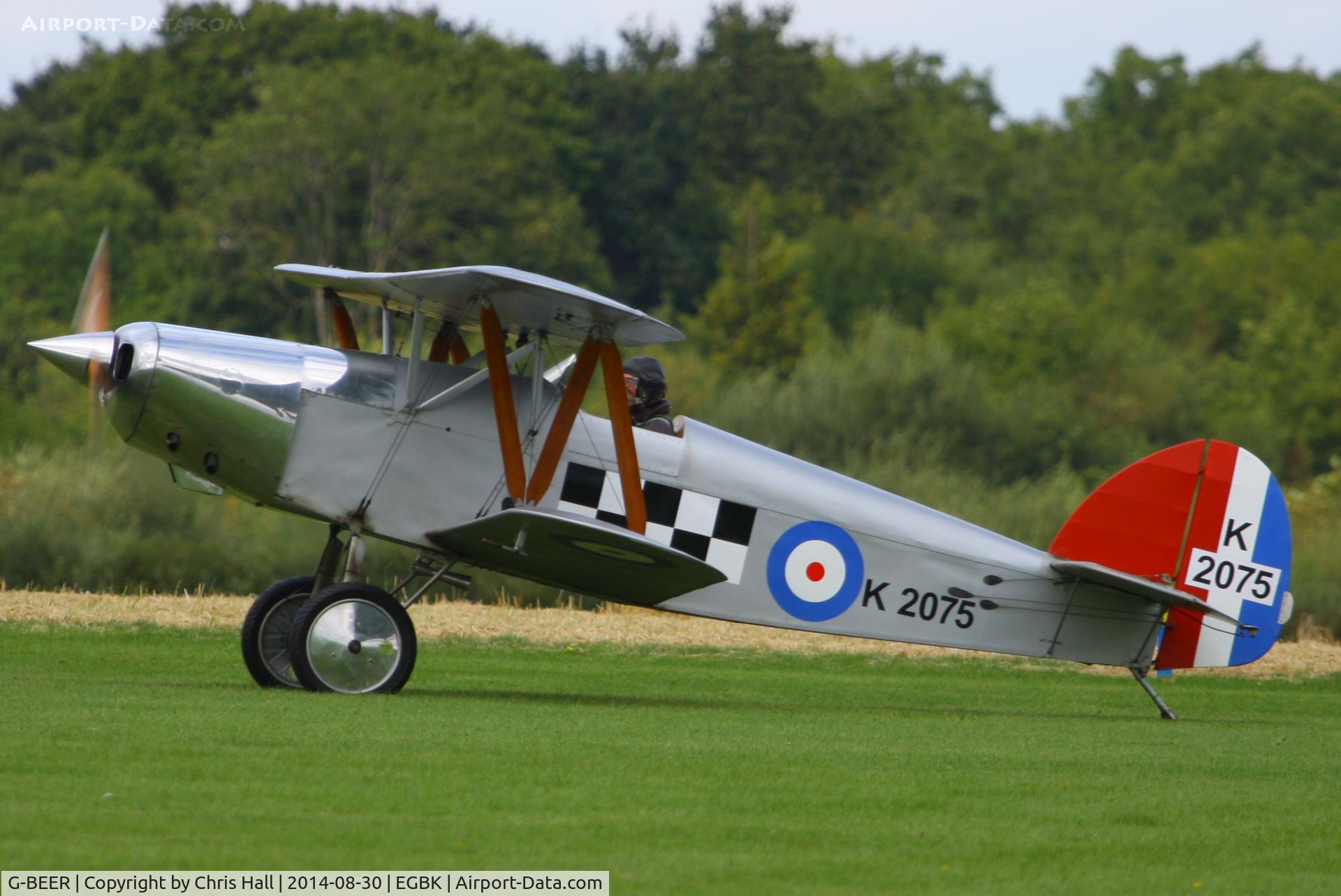 G-BEER, 1979 Isaacs Fury II C/N PFA 1588, at the LAA Rally 2014, Sywell
