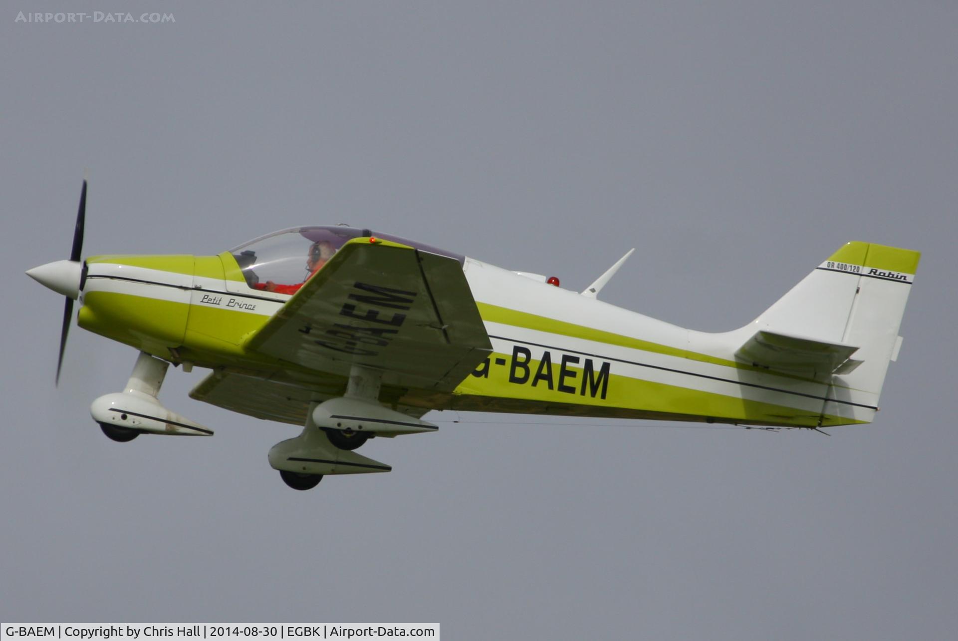 G-BAEM, 1972 Robin DR-400-120 Petit Prince C/N 728, at the LAA Rally 2014, Sywell