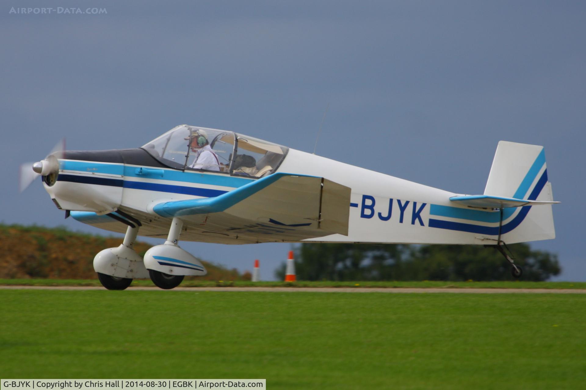 G-BJYK, 1960 Jodel (Wassmer) D-120A Paris-Nice C/N 185, at the LAA Rally 2014, Sywell