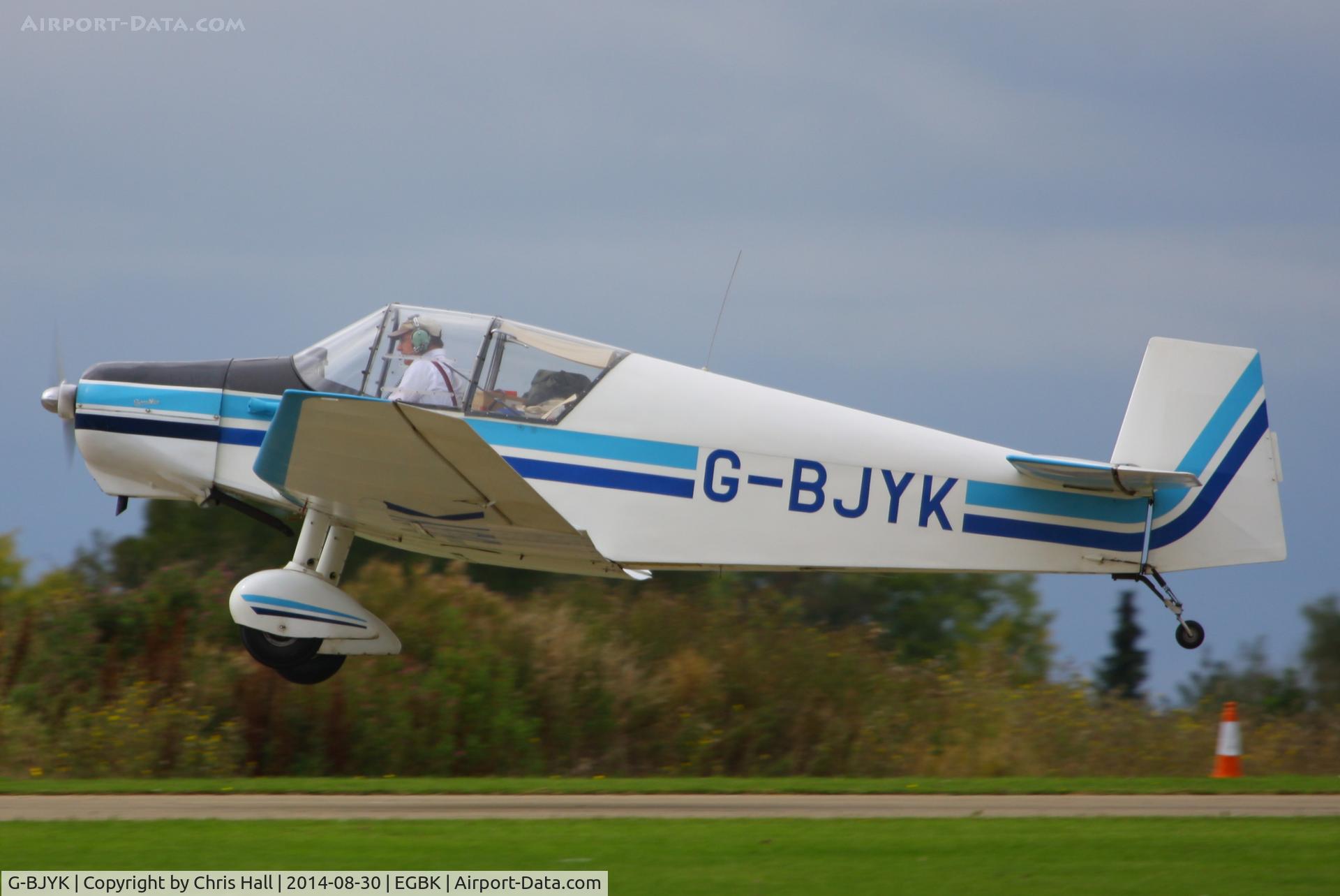 G-BJYK, 1960 Jodel (Wassmer) D-120A Paris-Nice C/N 185, at the LAA Rally 2014, Sywell