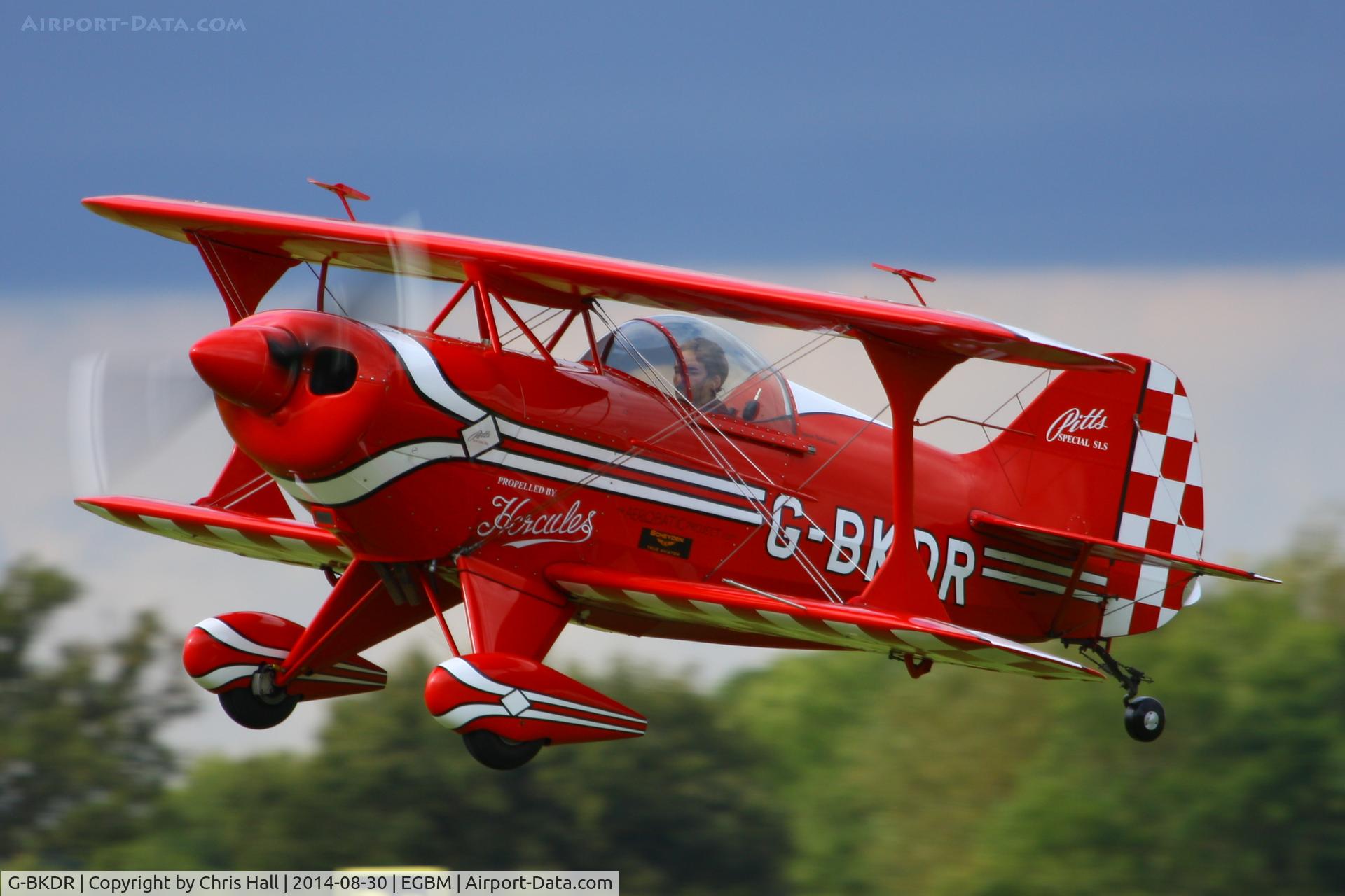 G-BKDR, 1982 Pitts S-1S Special C/N PFA 009-10654, at the LAA Rally 2014, Sywell