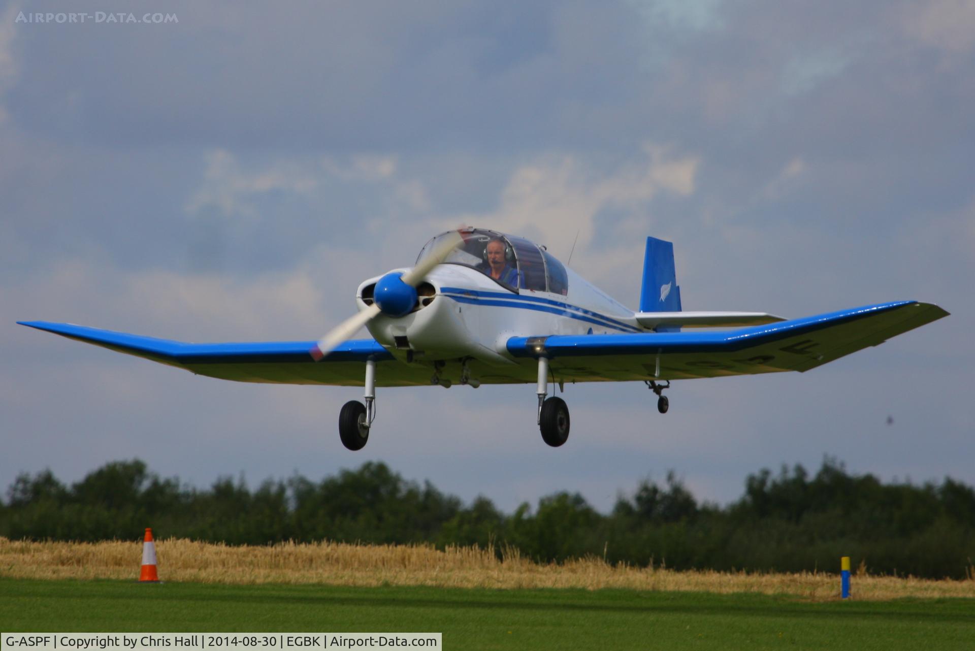 G-ASPF, 1955 Jodel (Wassmer) D-120 Paris-Nice C/N 02, at the LAA Rally 2014, Sywell