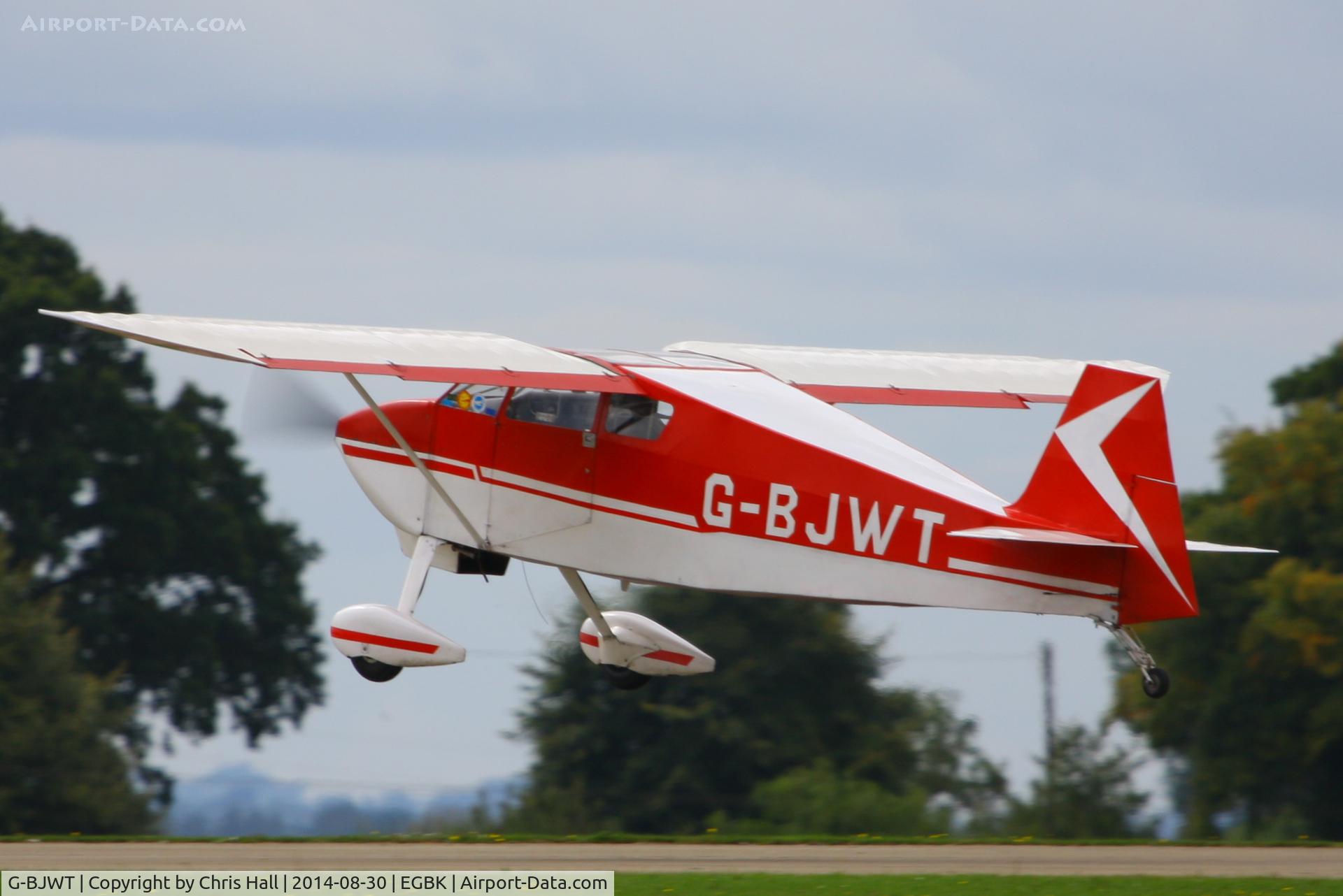 G-BJWT, 1984 Wittman W-10 Tailwind C/N PFA 031-10688, at the LAA Rally 2014, Sywell