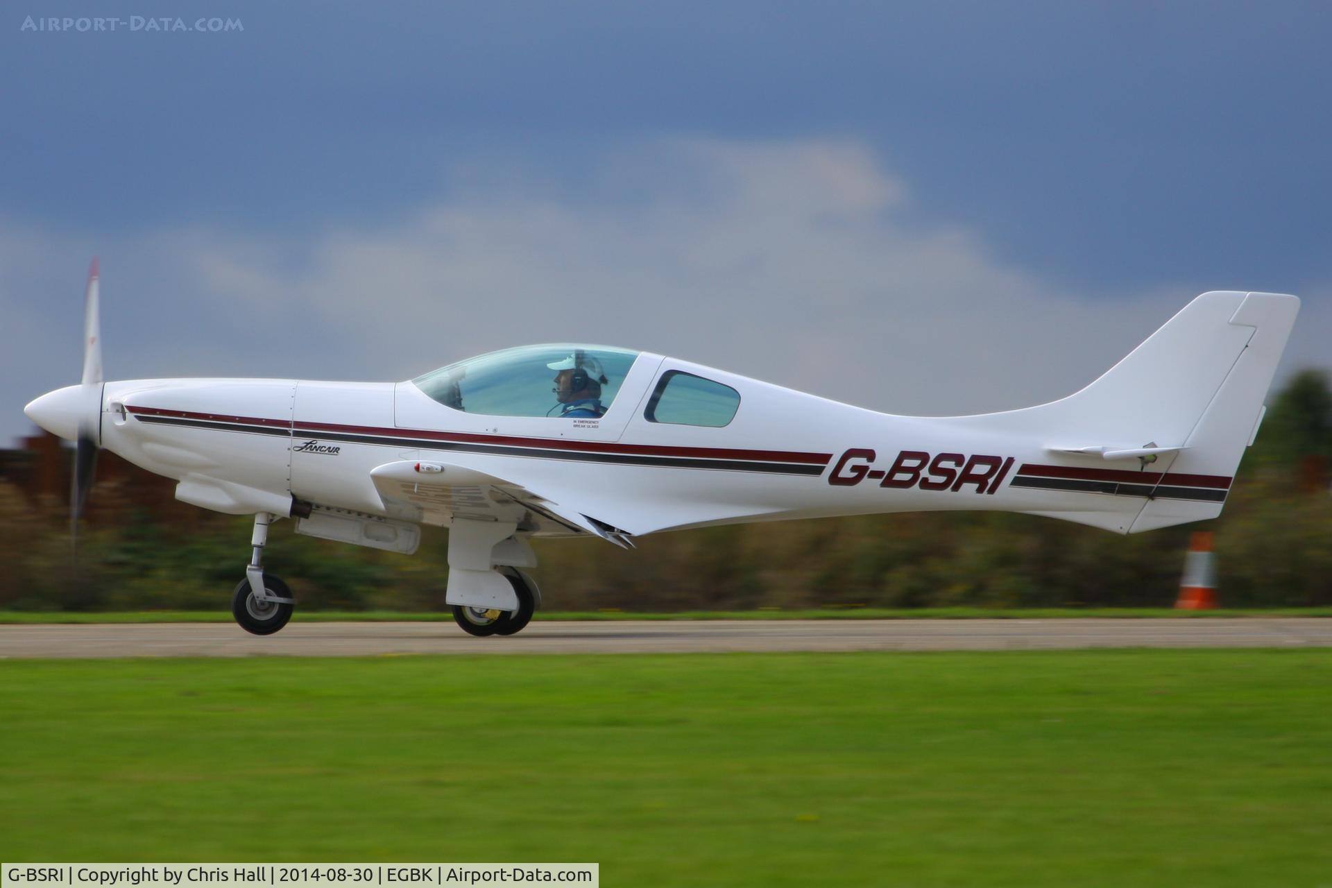 G-BSRI, 1992 Lancair 235 C/N PFA 191-11467, at the LAA Rally 2014, Sywell