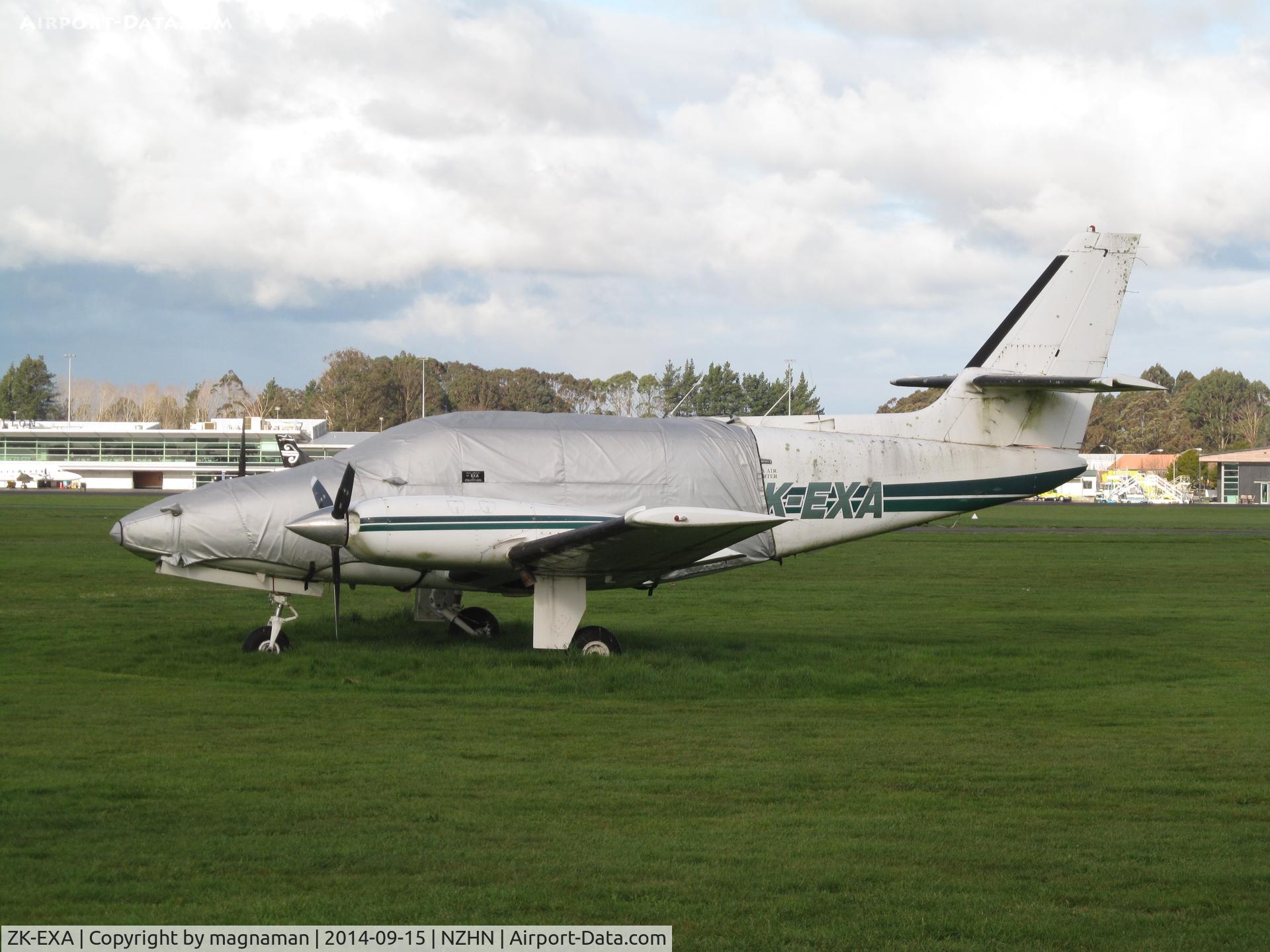 ZK-EXA, 1982 Cessna T303 Crusader C/N T30300110, Not sure when this last flew