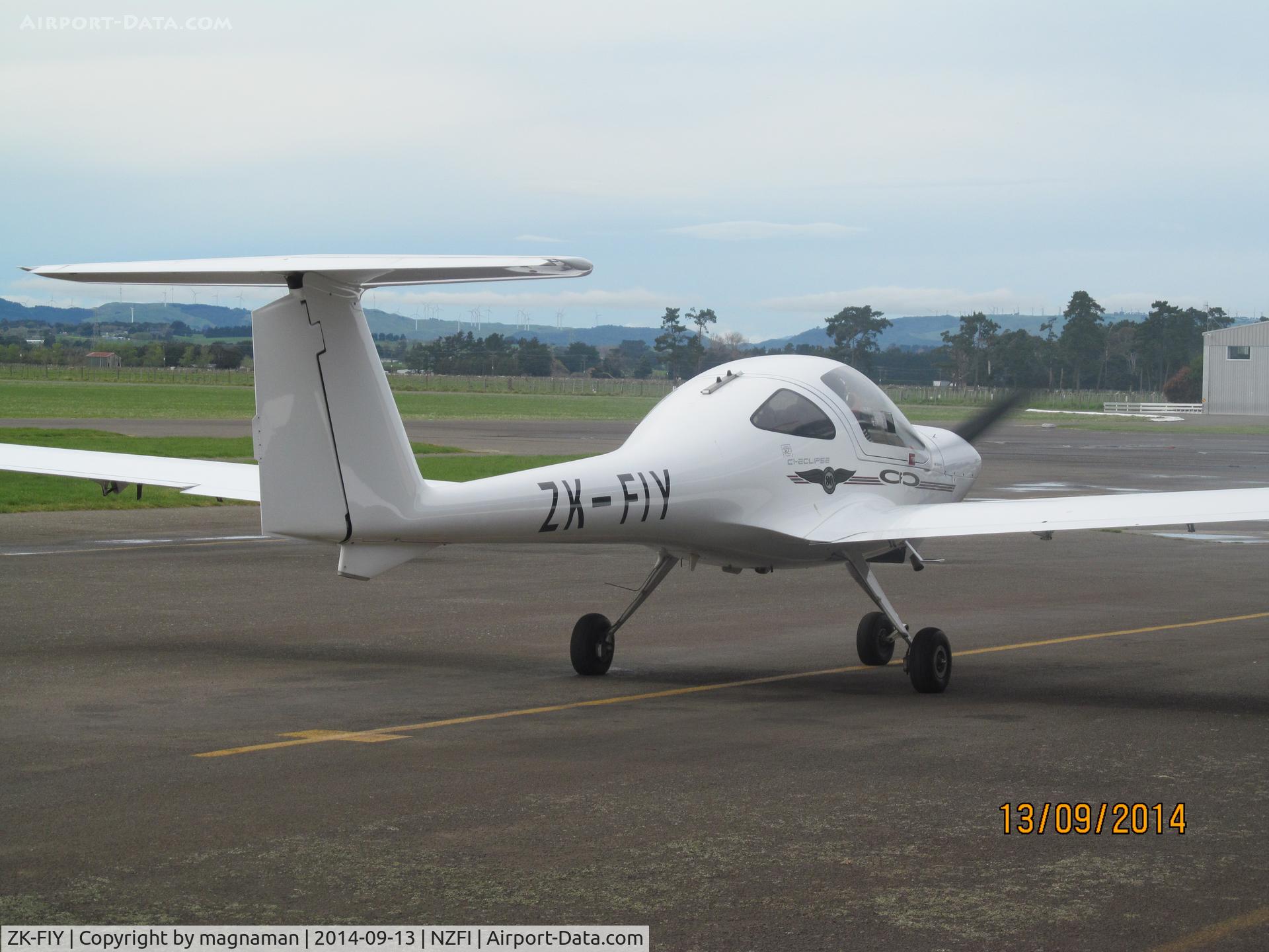 ZK-FIY, Diamond DA-20-C1 Eclipse C/N C0381, Off for a lesson in flying