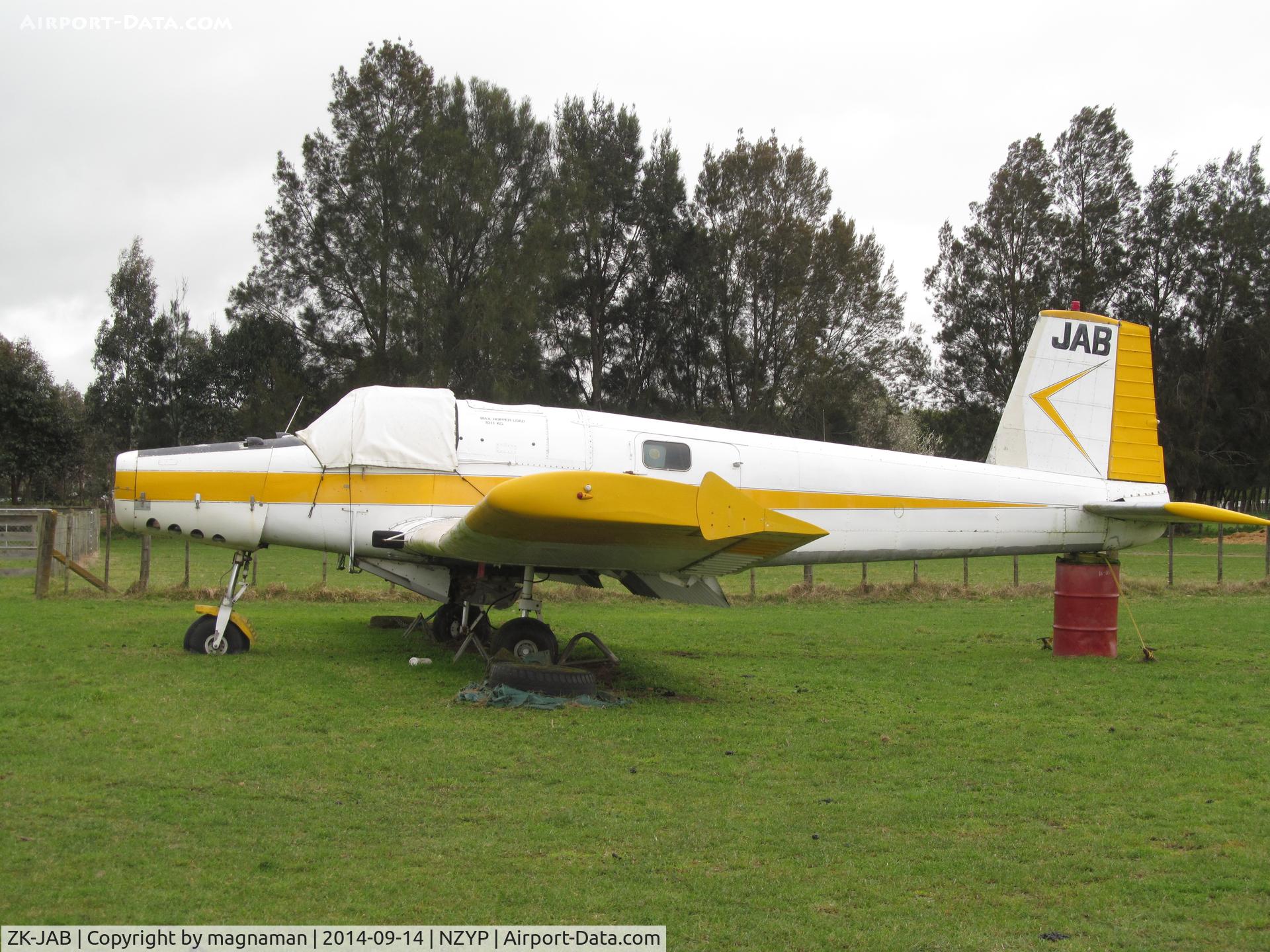 ZK-JAB, NZ Aerospace FU24-954 C/N 272, stored I think