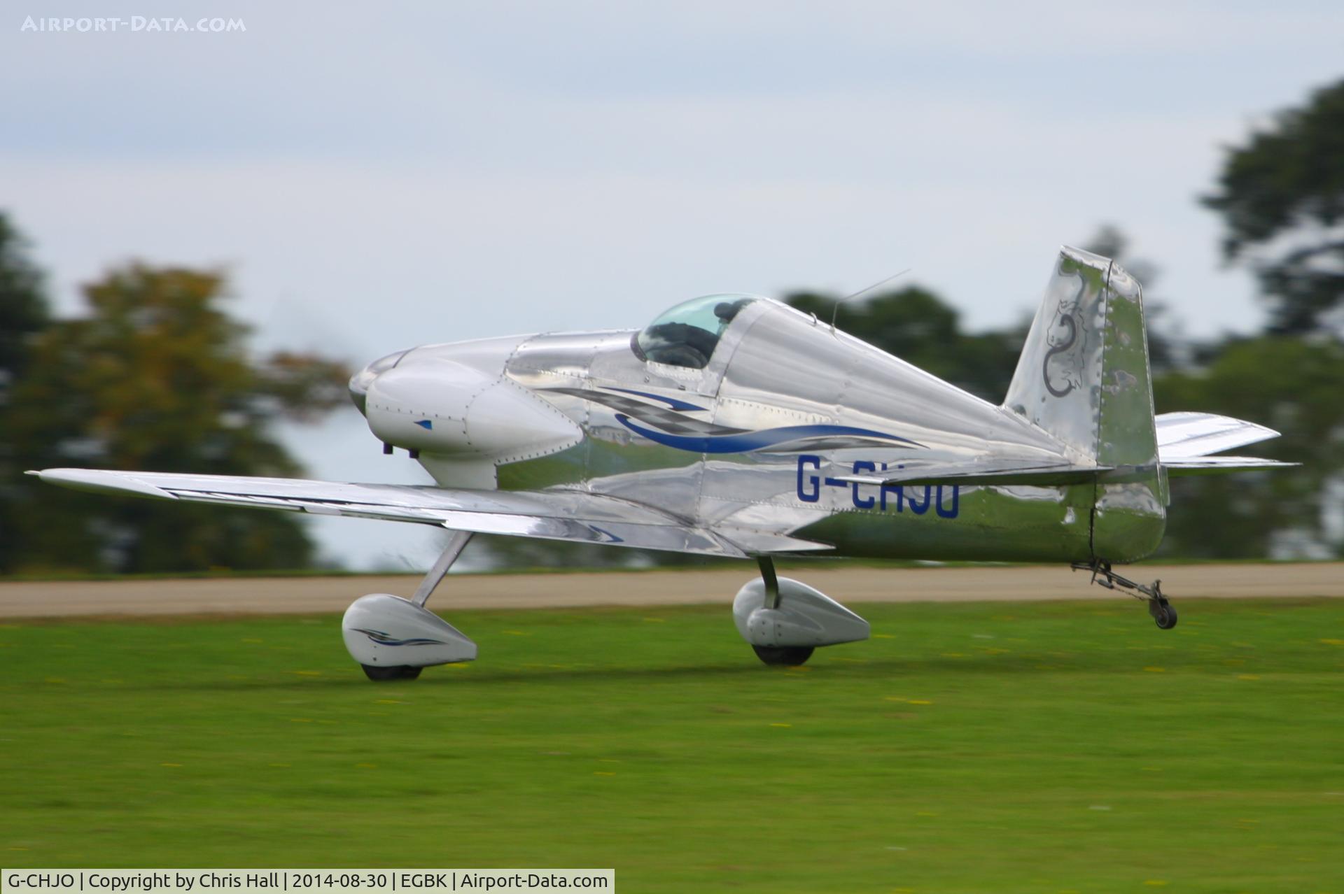 G-CHJO, 1998 Bushby Midget Mustang M-1 C/N 1726, at the LAA Rally 2014, Sywell