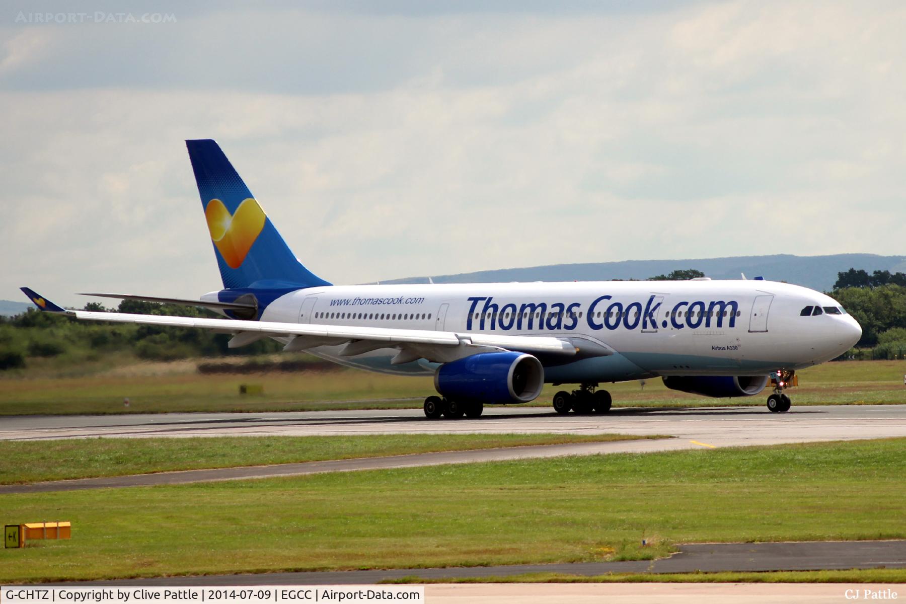 G-CHTZ, 2001 Airbus A330-243 C/N 398, Taxi at EGCC