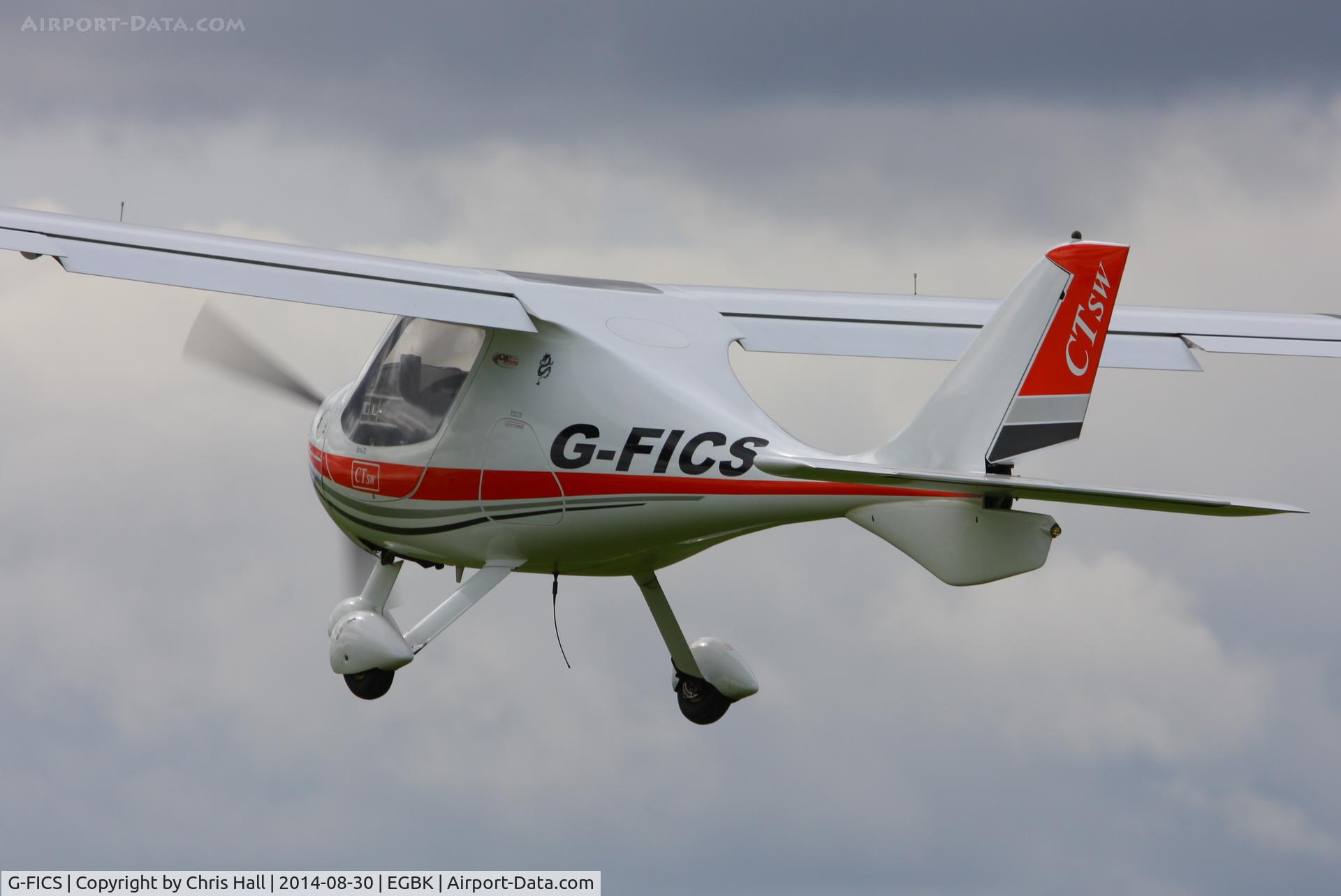 G-FICS, 2007 Flight Design CTSW C/N 8348, at the LAA Rally 2014, Sywell