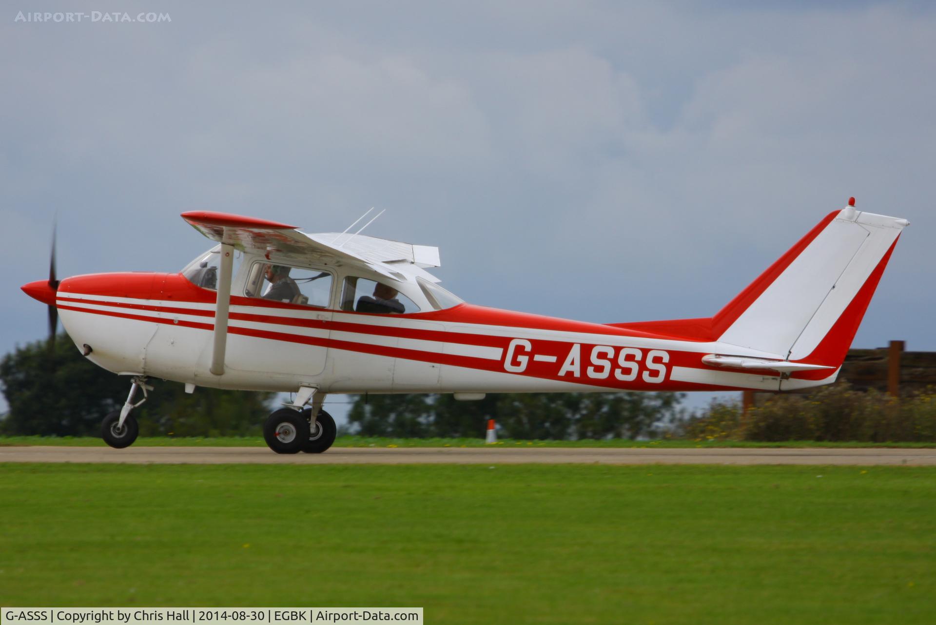 G-ASSS, 1964 Cessna 172E C/N 172-51467, at the LAA Rally 2014, Sywell