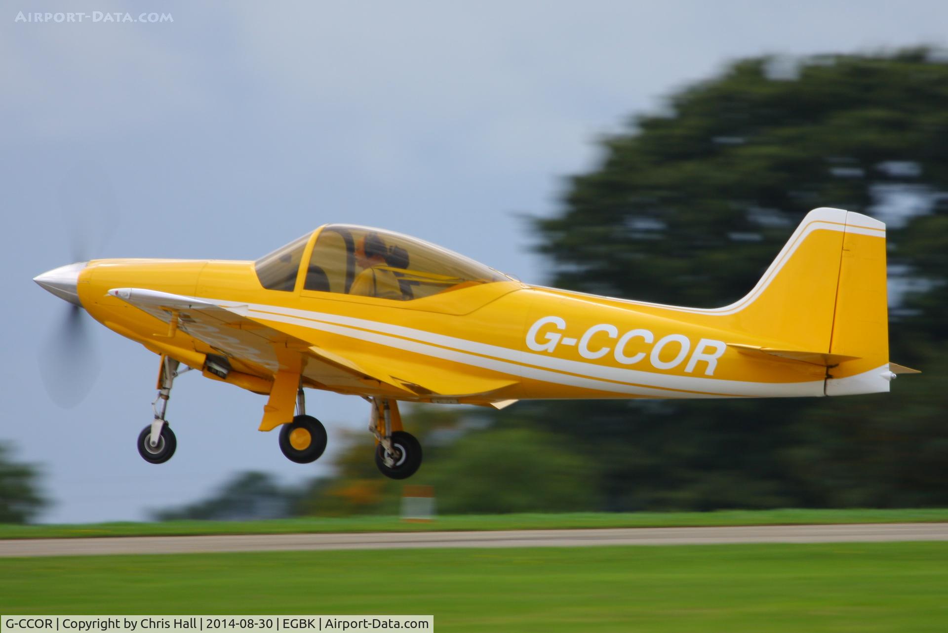 G-CCOR, 2005 Sequoia F8L Falco C/N PFA 100-10588, at the LAA Rally 2014, Sywell