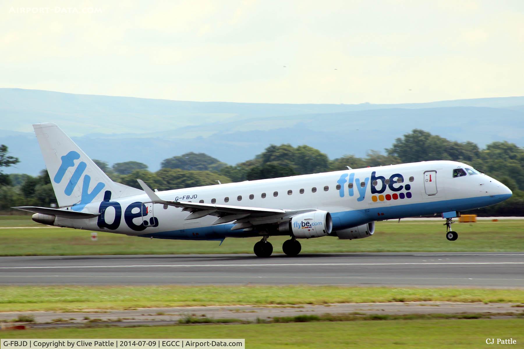 G-FBJD, 2011 Embraer 175STD (ERJ-170-200) C/N 17000329, EGCC Rotate
