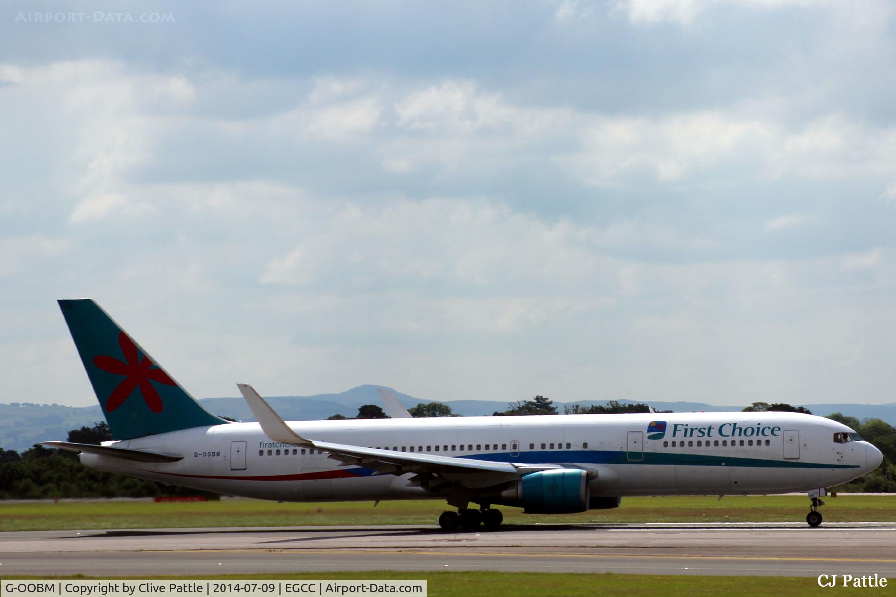 G-OOBM, 1995 Boeing 767-324 C/N 27568, EGCC taxi