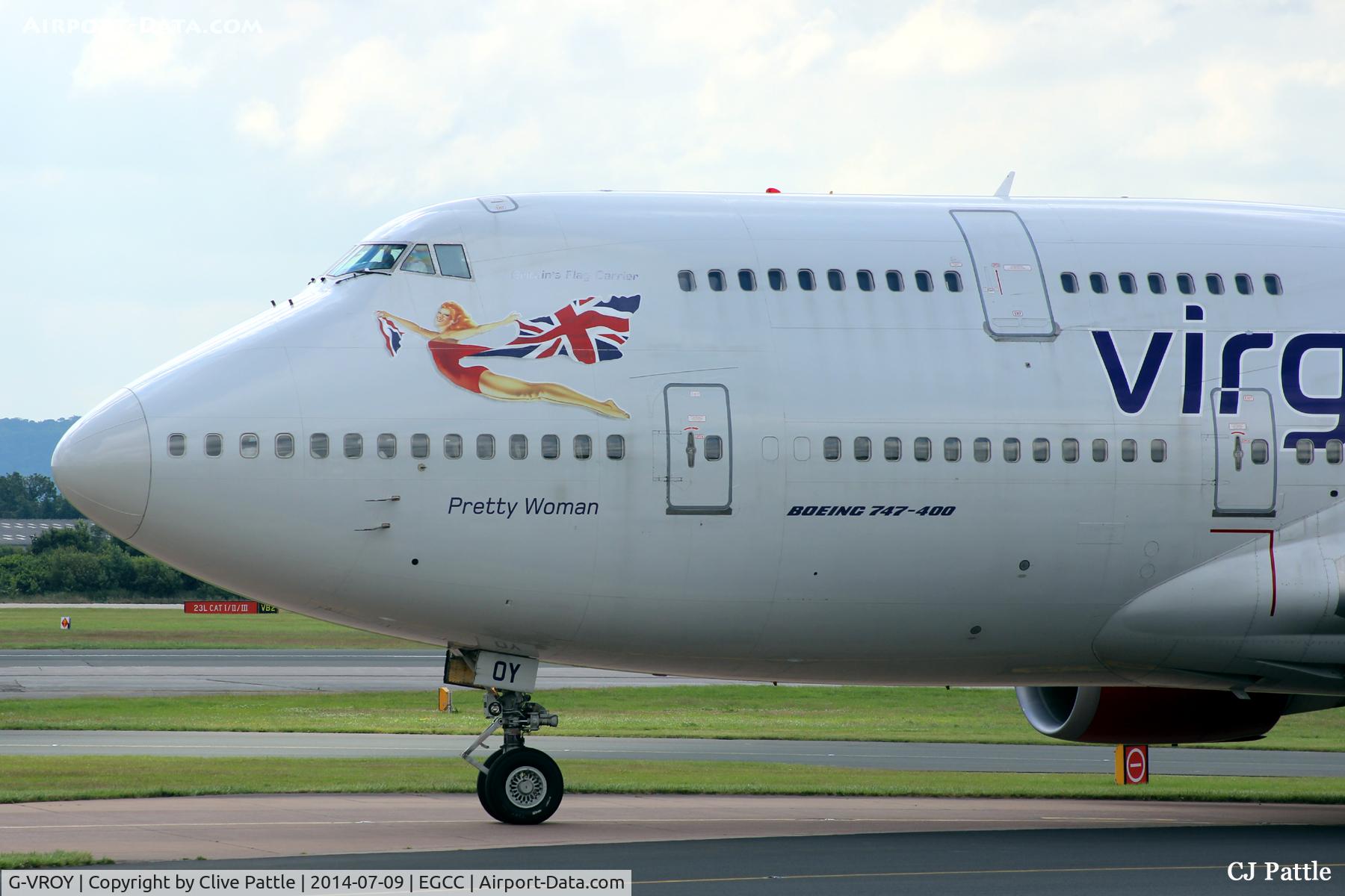 G-VROY, 2001 Boeing 747-443 C/N 32340, Close-up nose art