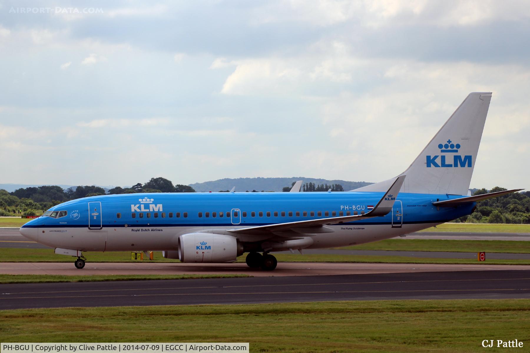 PH-BGU, 2011 Boeing 737-7K2 C/N 39257, Arrival at Manchester