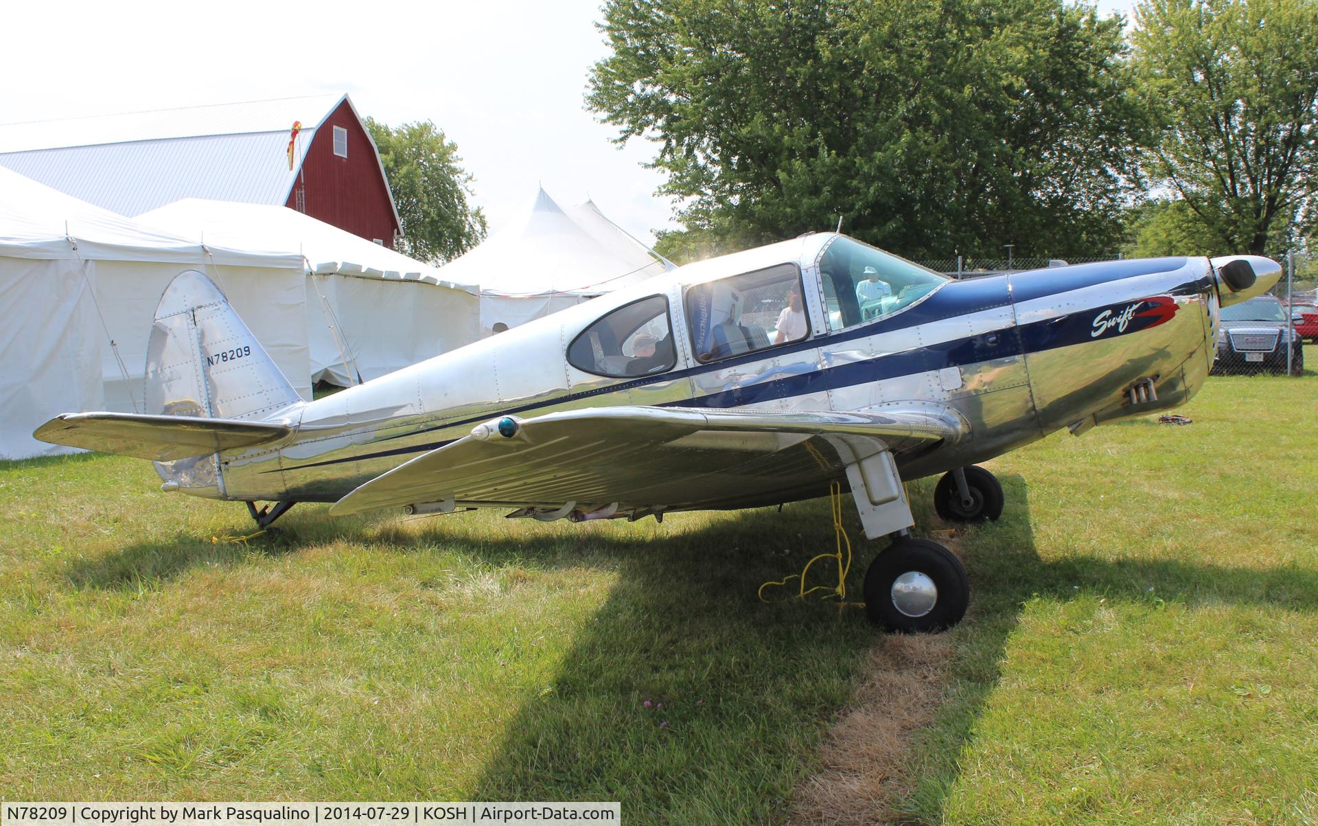 N78209, 1946 Globe GC-1B Swift C/N 2209, Swift GC-1B