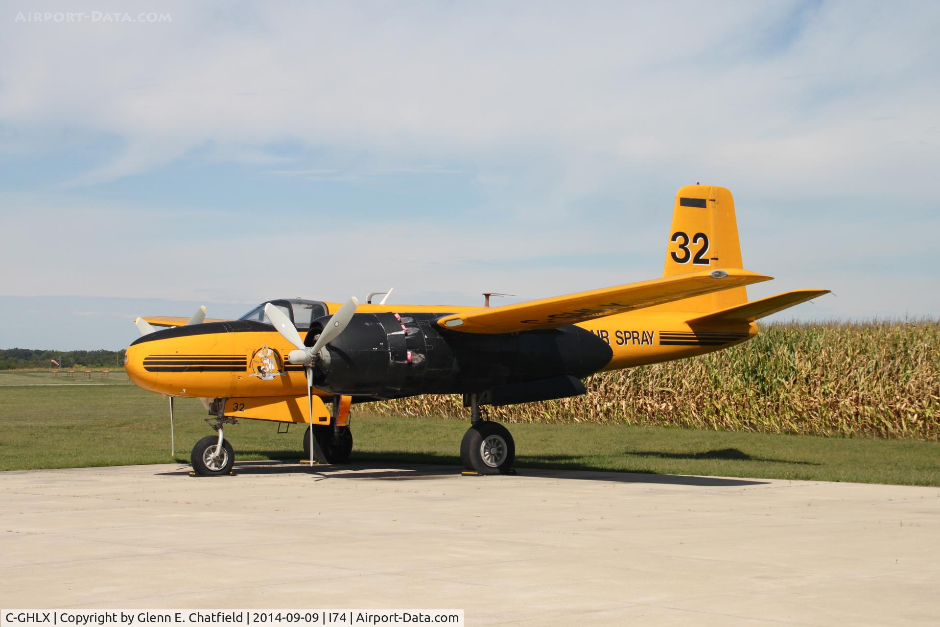 C-GHLX, 1944 Douglas A-26C Invader C/N 29227, At the Champaign Aviation Museum